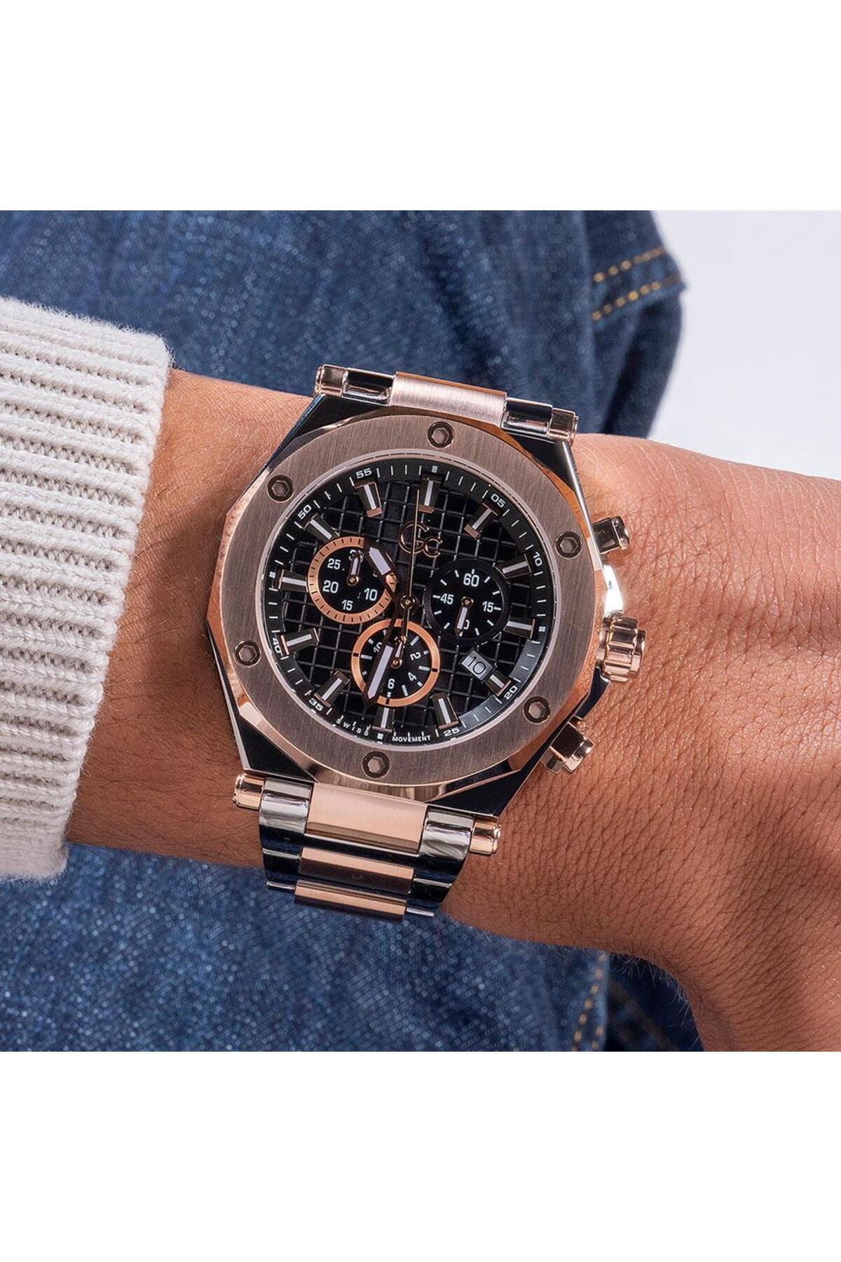 ساعت مردانه خاکستری گس کالکشنGuess Collection | GCZ18001G2MF اورجینال - تصویر 7