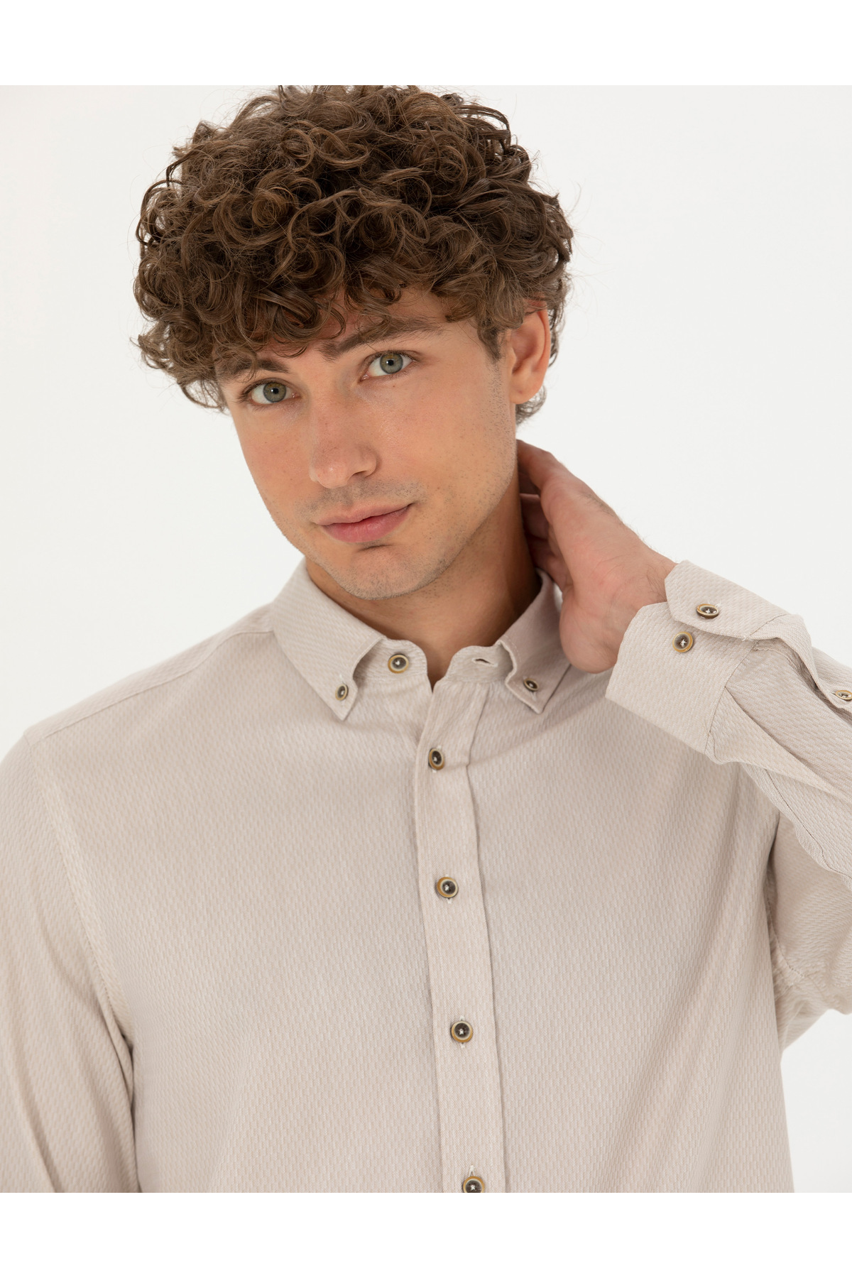 پیراهن مردانه پیر کاردین | 50282786-VR011 Pierre Cardin - Image 2