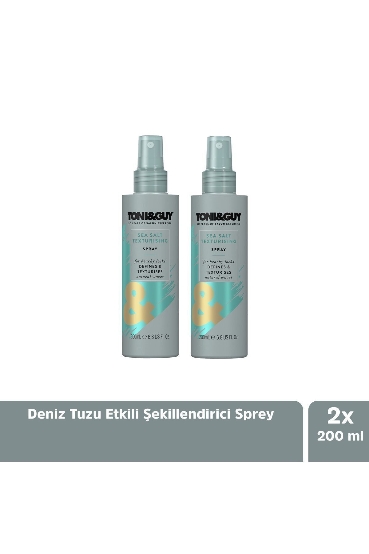 Toni Guy Deniz Tuzu Etkili Şekillendirici Saç Spreyi x2 TNGY0001