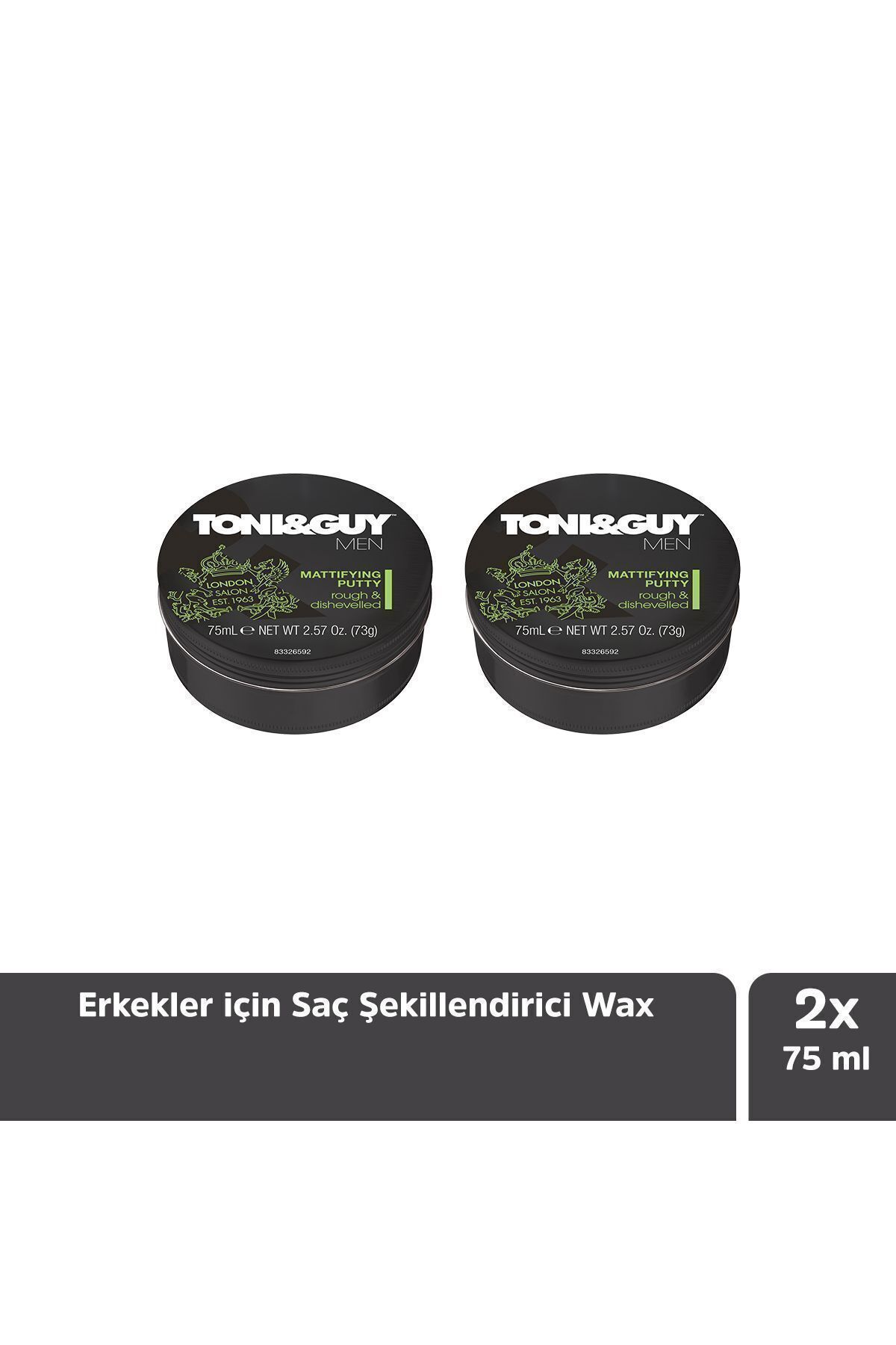 Toni Guy Saç Şekillendirici Wax 75 ml x2 TNGY0002