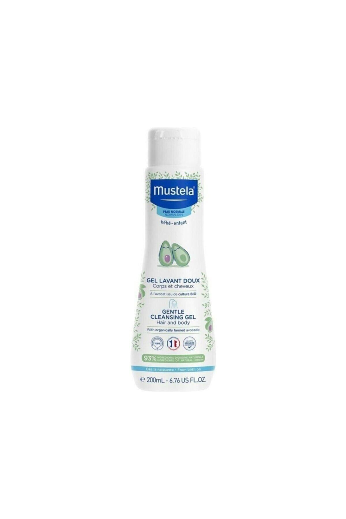 Mustela Gentle Cleansing Dermo Cleansing Шампунь для волос и тела новорожденных 200 мл 3504105028190