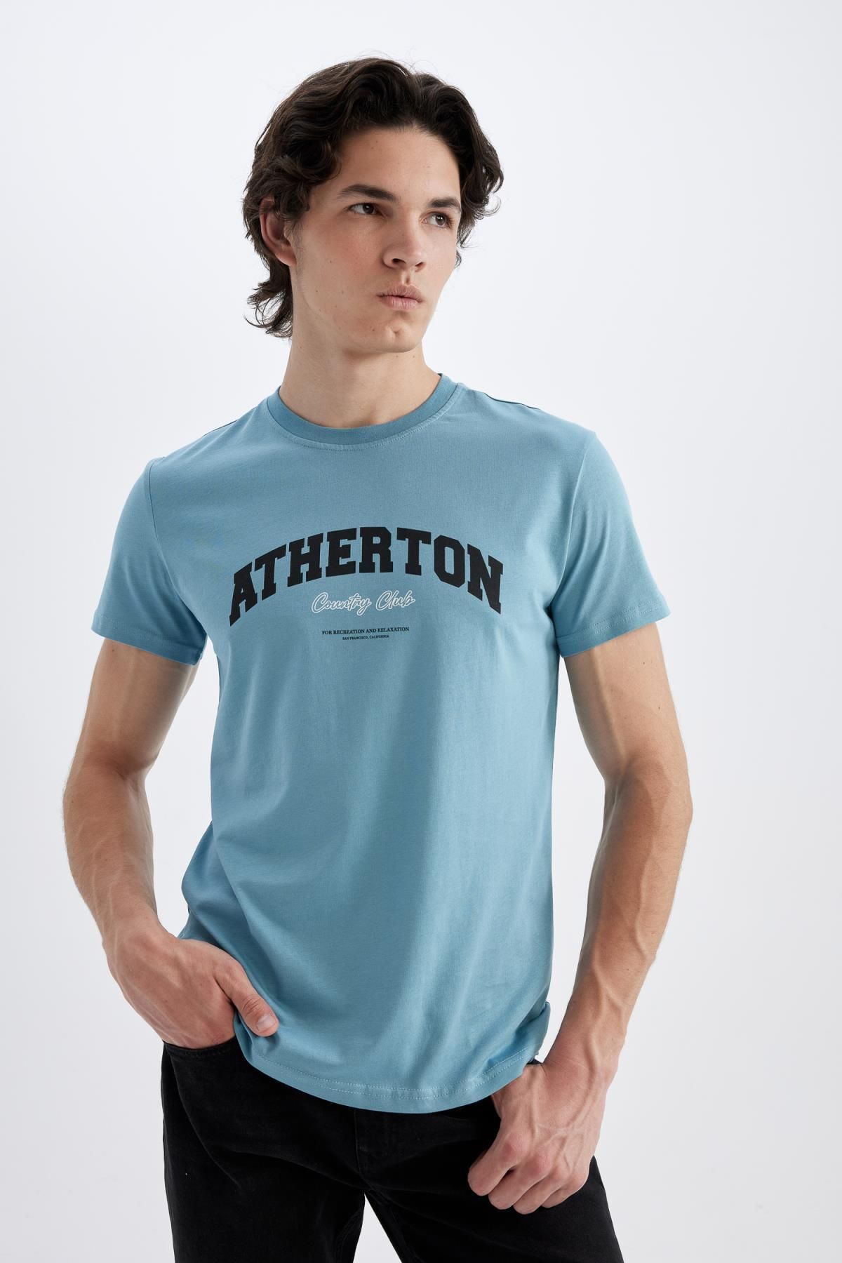 تی شرت مردانه دفاکتو | C5674AX24HS Defacto - Image 4