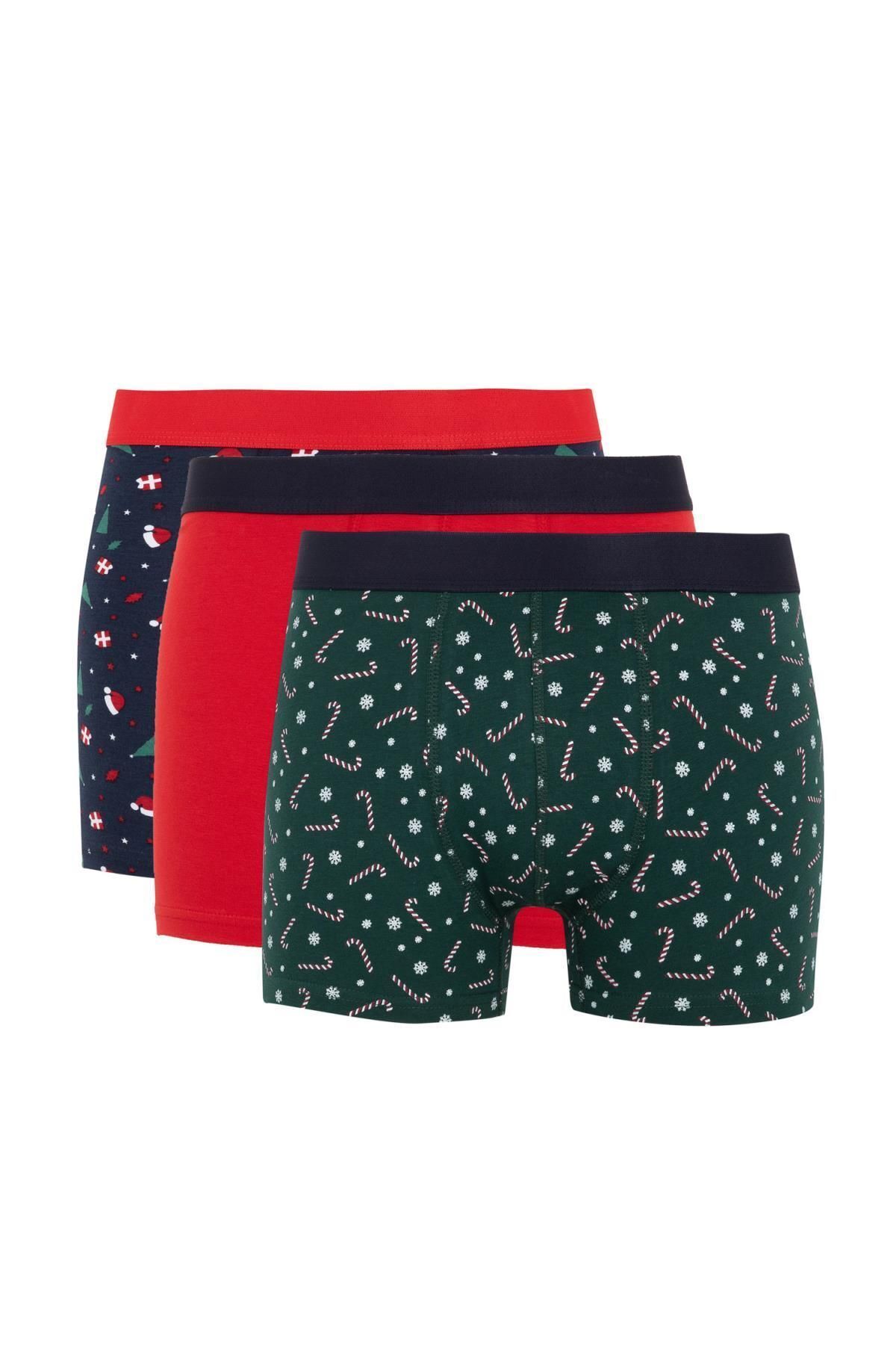 Defacto Y lba Temal Regular Fit 3 lu Boxer B0557ax23au Fiyat Yorumlar Trendyol