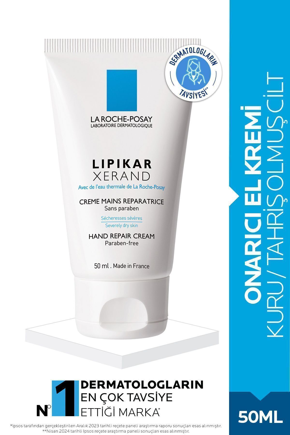 La Roche Posay Lipikar Xerand Восстанавливающий и смягчающий крем для сухих и раздраженных рук 50 мл 3337872412684