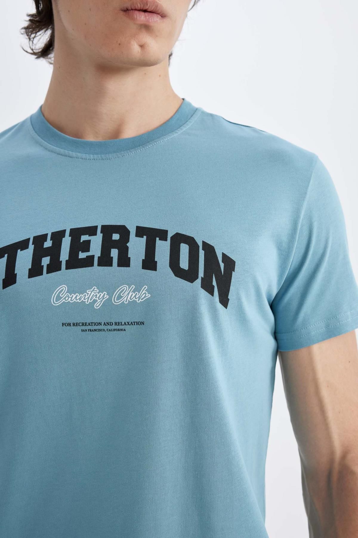 تی شرت مردانه دفاکتو | C5674AX24HS Defacto - Image 6