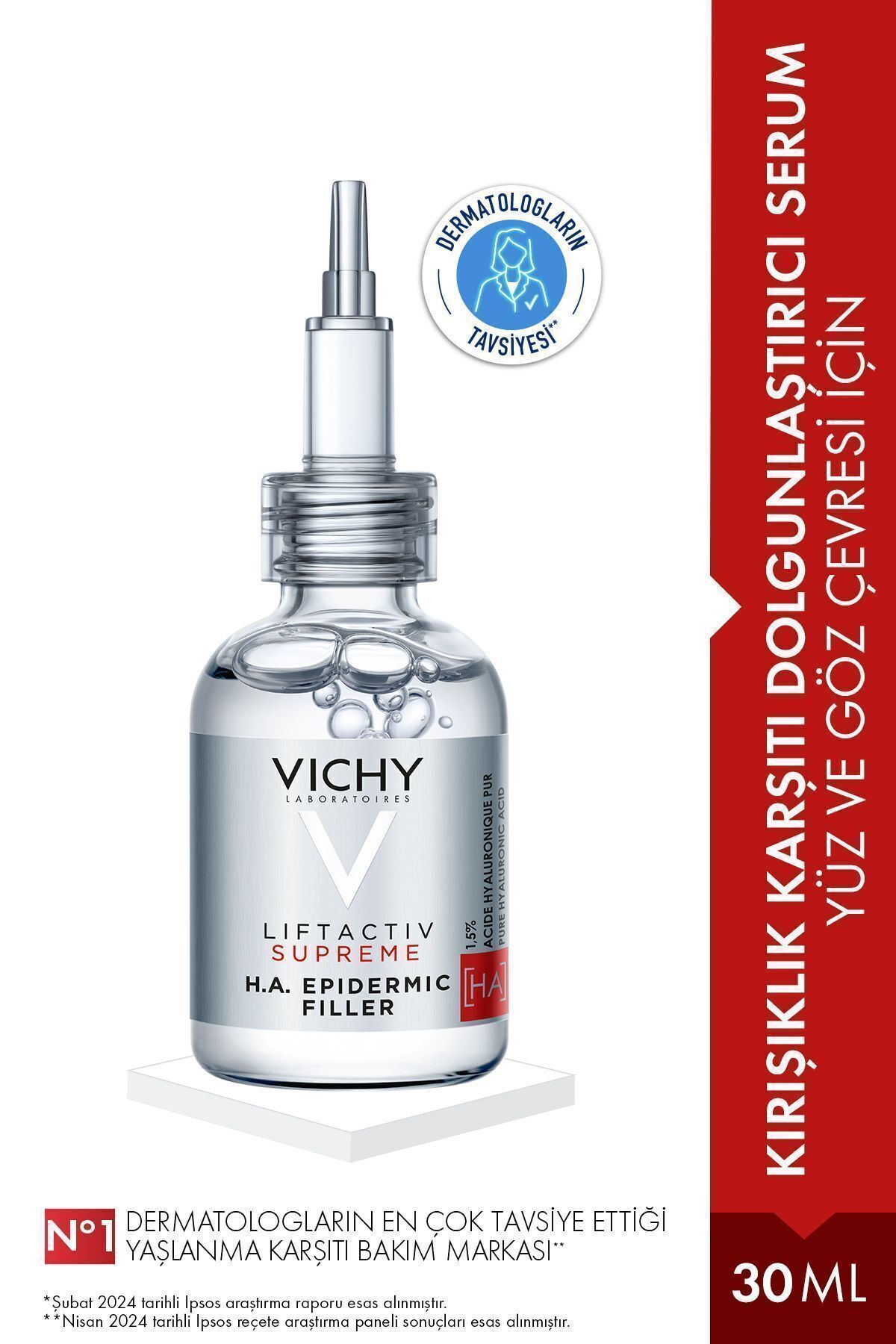 Vichy Liftactiv Supreme Ha Эпидермическая сыворотка-филлер 30 мл 3337875719209