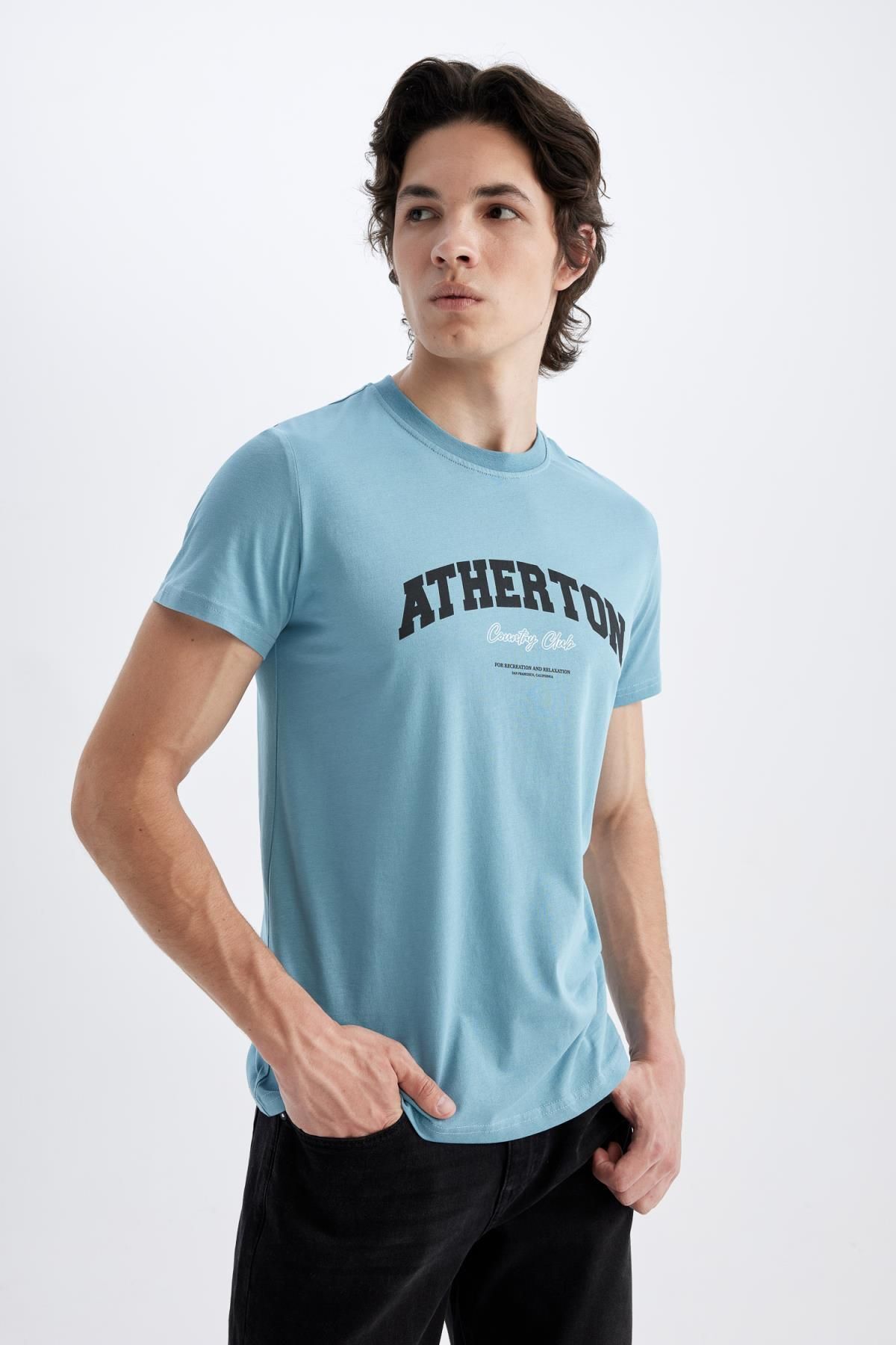 تی شرت مردانه دفاکتو | C5674AX24HS Defacto - Image 5