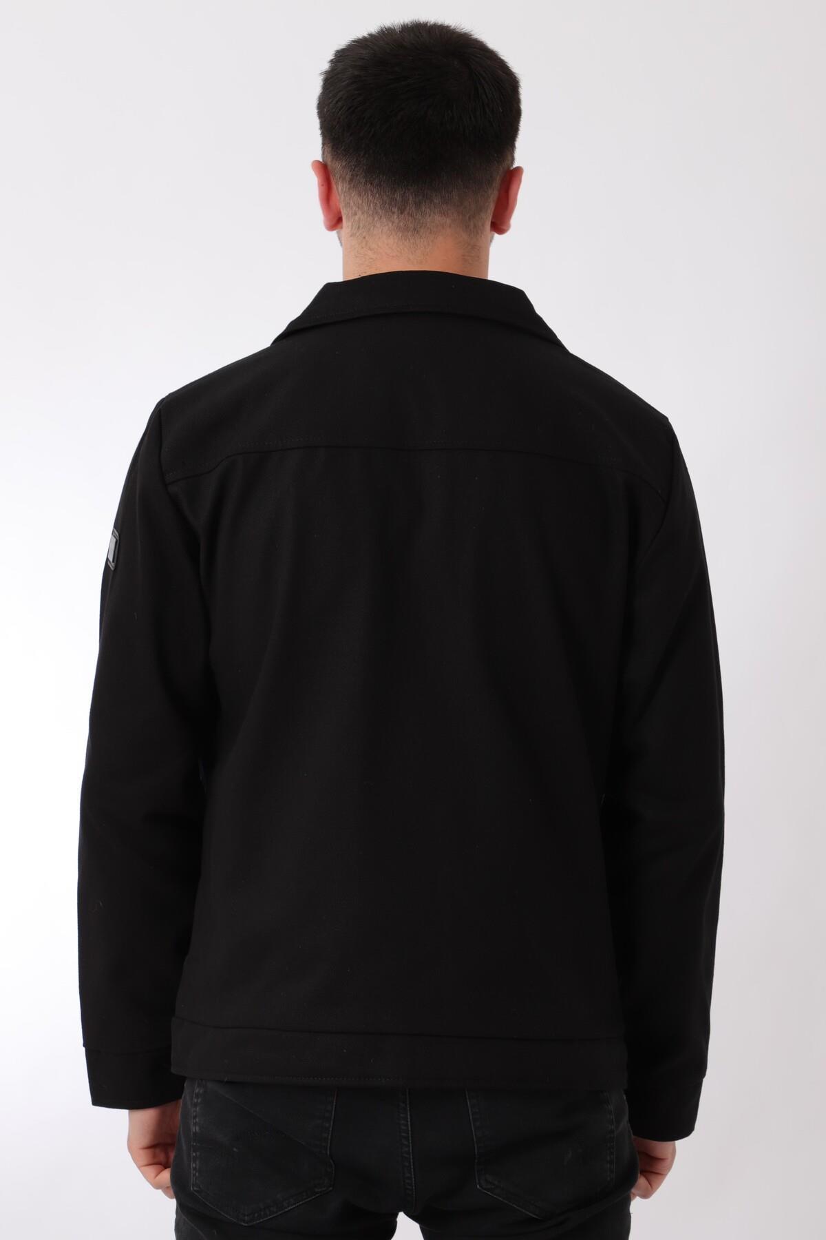 ByTrend  Göğüs Kapaklı Rahat Keten Mevsimlik Mont PLDP 2949 - Görsel 6