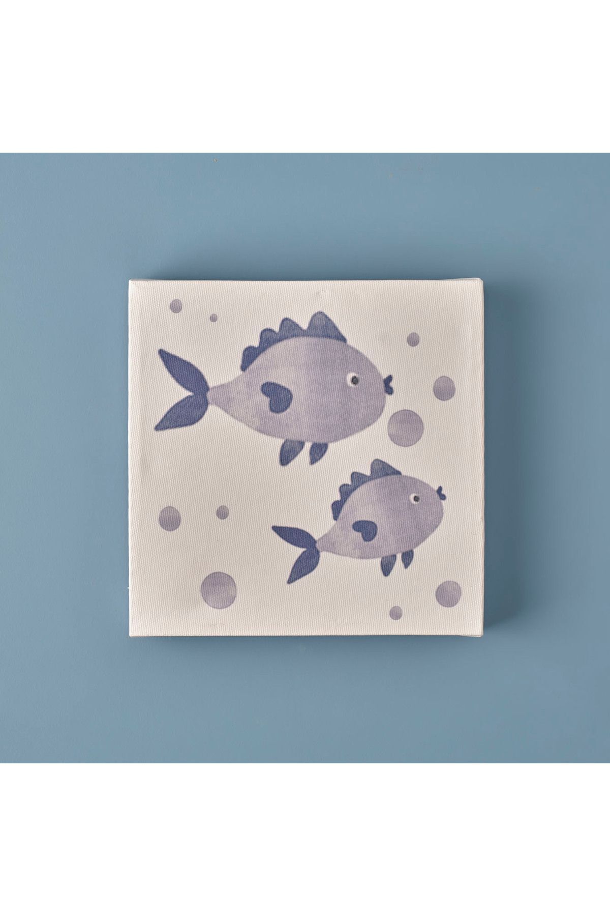 Bella Maison Marine Fishes Kanvas Tablo (20x20 cm) 1002TBLO0037