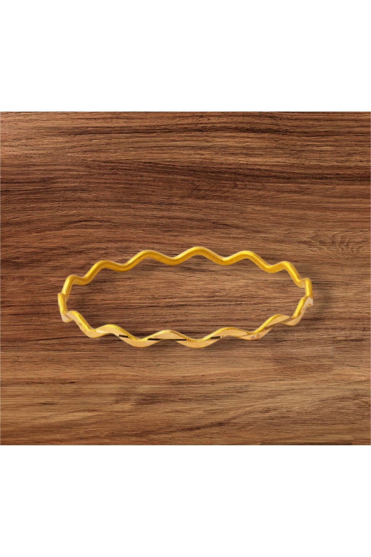 Zigzag Ajda Bilezik Işçiliksiz 15 gram 22 Ayar