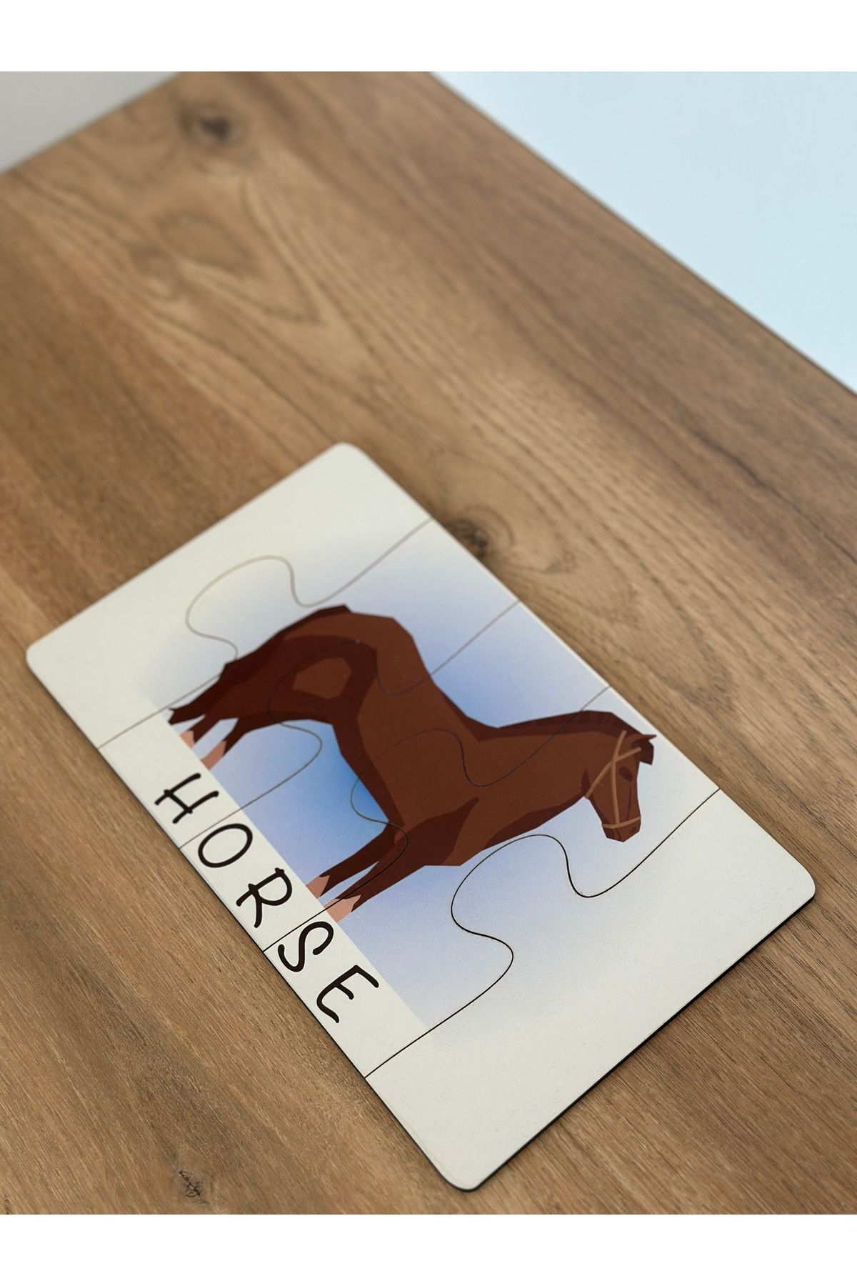 Genel Markalar İngilizce Hayvanlar Öğrenme Eşleme Puzzle Kartı, Puzzle Eğitici Oyuncak, Montessori Eğitim Oyuncak fotoğrafı 2 (önizleme)