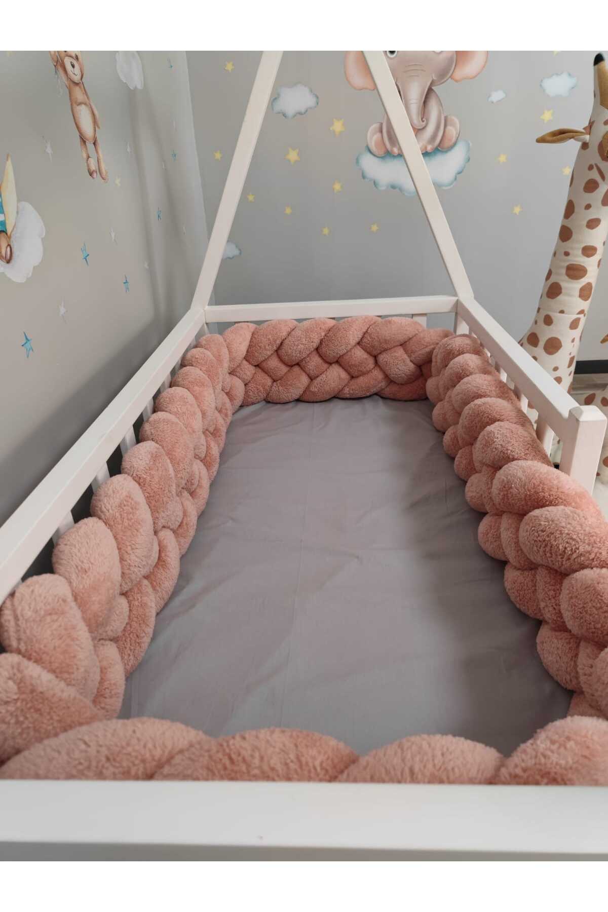 440 CM 4 LÜ PELUŞ ÖRGÜ KORUMA MODELİ YENİ NESİL WELSOFT KUMAŞ (90X130 BEŞİK İÇİN) 3