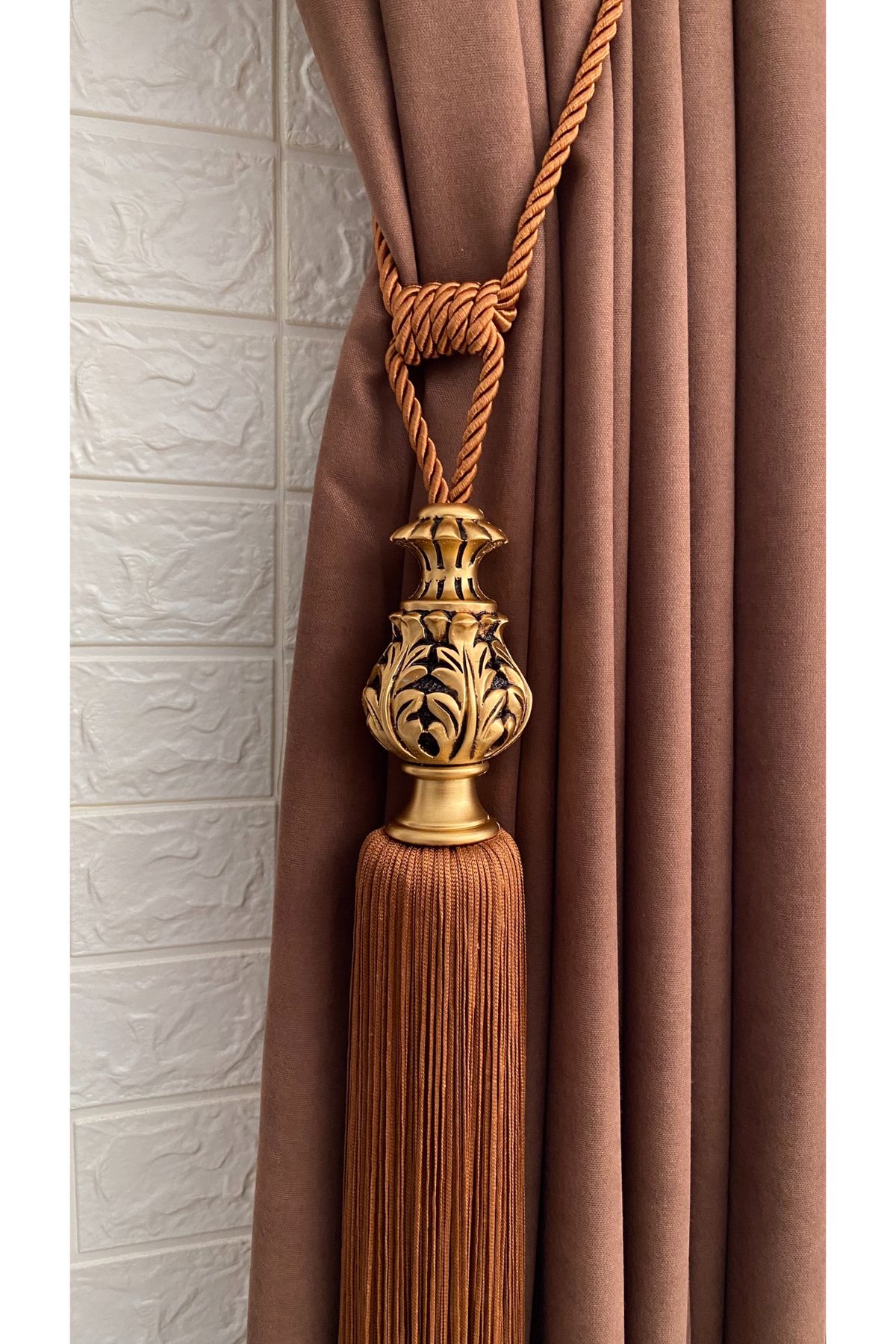 Helezoni-Polyester Vase Shah Model Tasseled Braçol - Cornişe Tactical 1 Piece 2