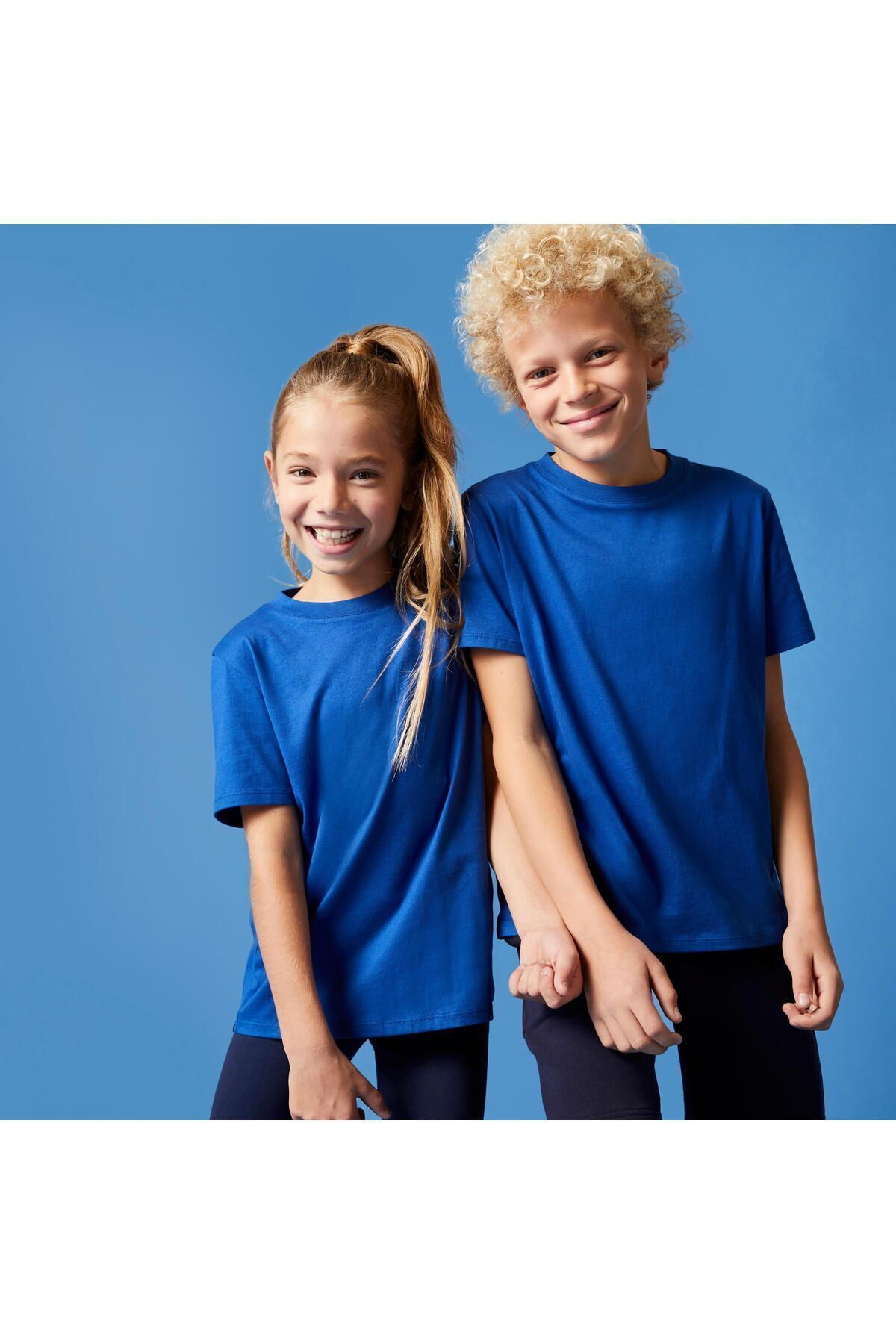 Decathlon Kids Голубая спортивная футболка 500 342011