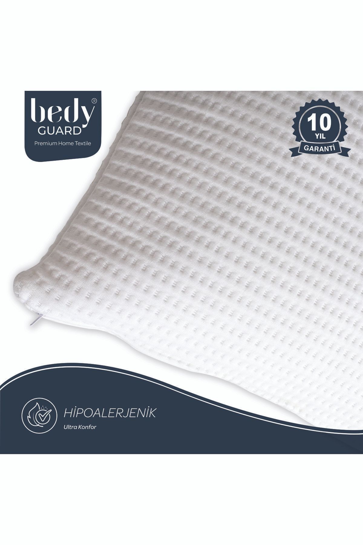 BEDY GUARD-8 bucăți Premium Bamboo Ultra Silențios Protecție pentru perne rezistente la lichide - Rezistenta la transpirație și la puf 8