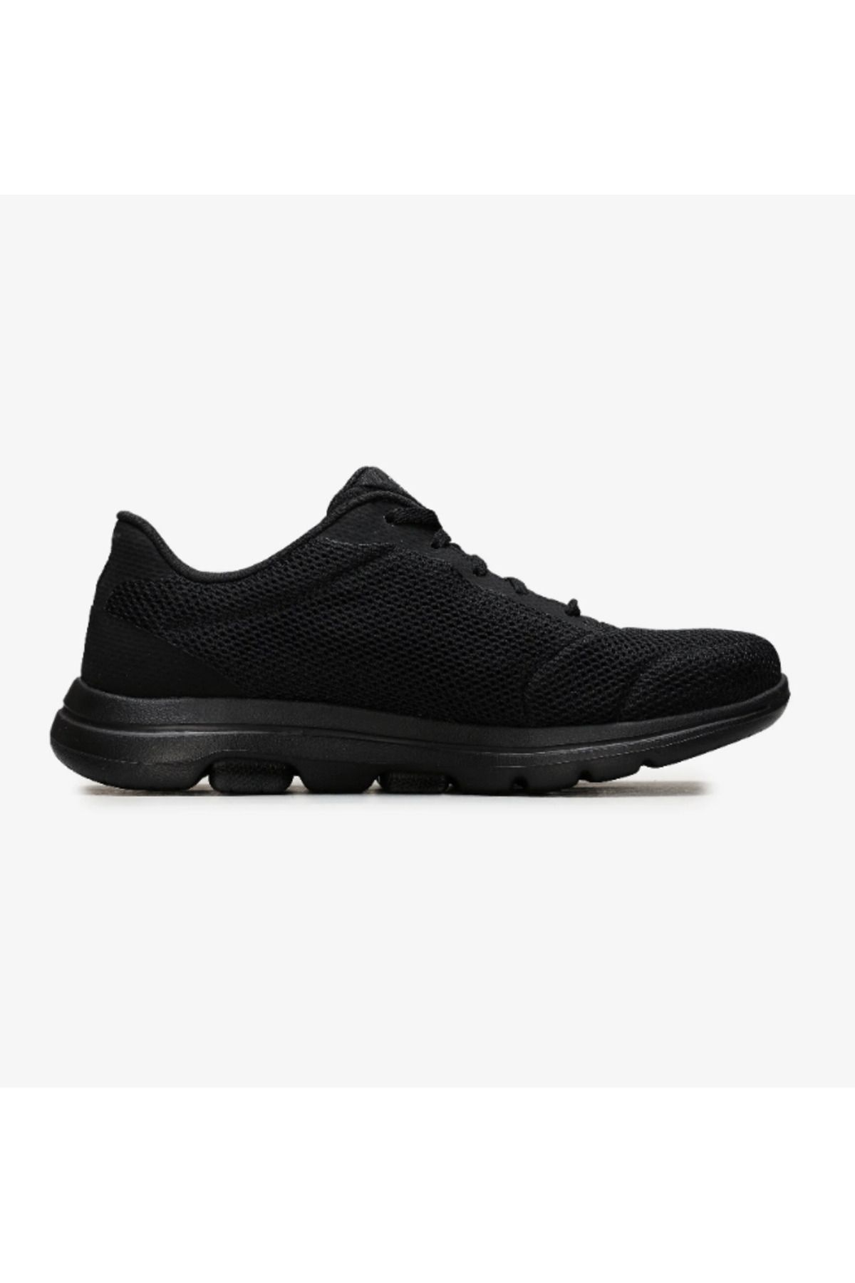 کفش پیاده روی مشکی زنانه Go Walk 5 ورزشی خوش شانس 15902W BBK Skechers