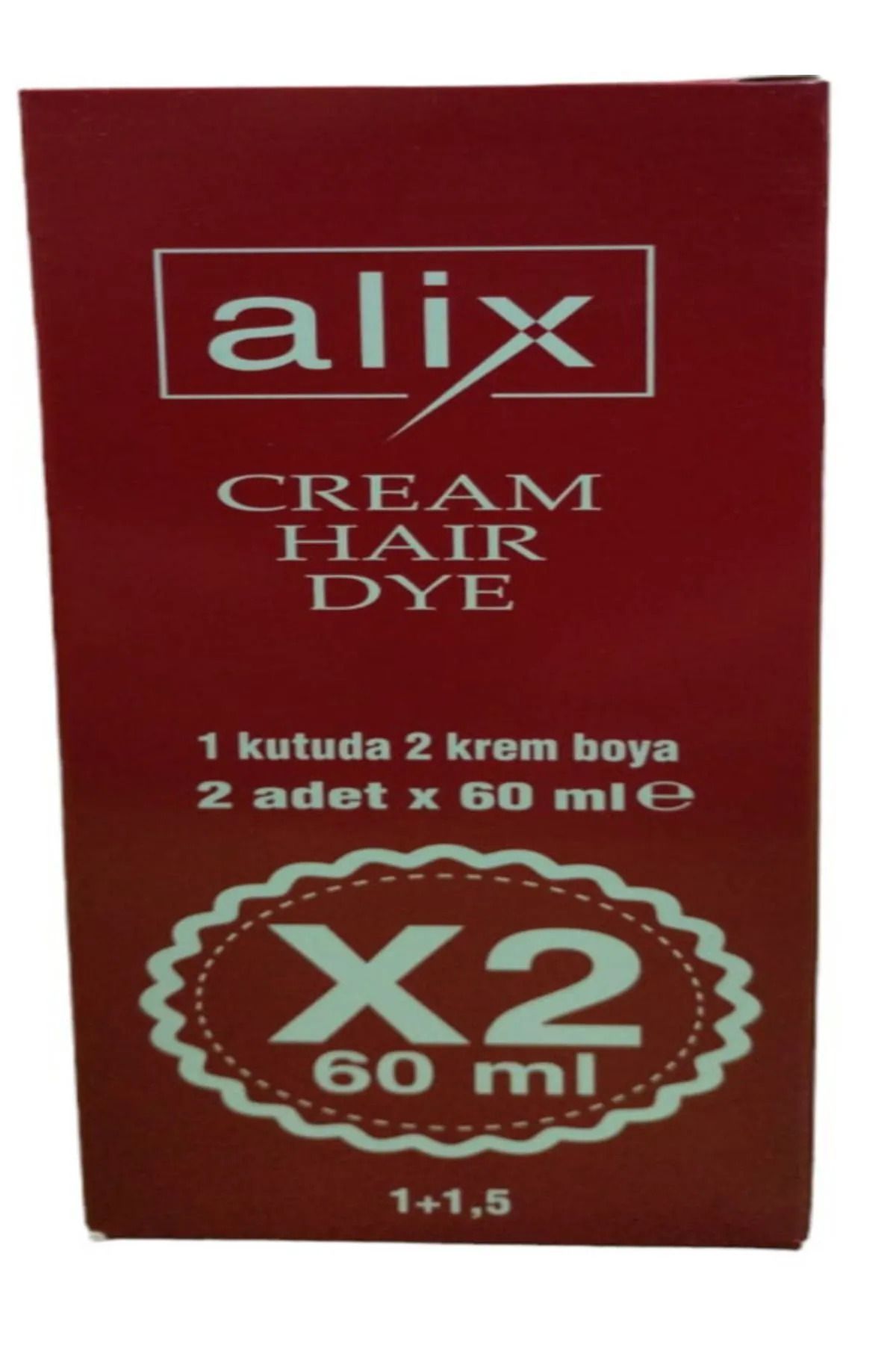 Alix Tüp Boya 3.0 Koyu Kestane 2'li