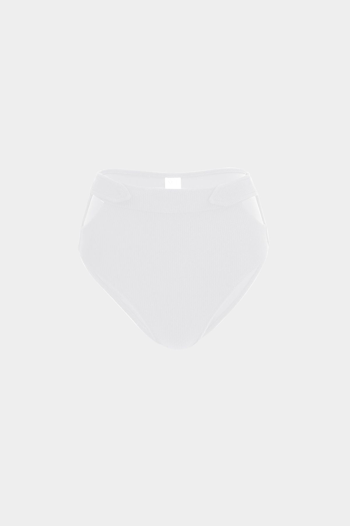 Premium Textured High Waist IDUNN Fit Women's Bikini Bottom