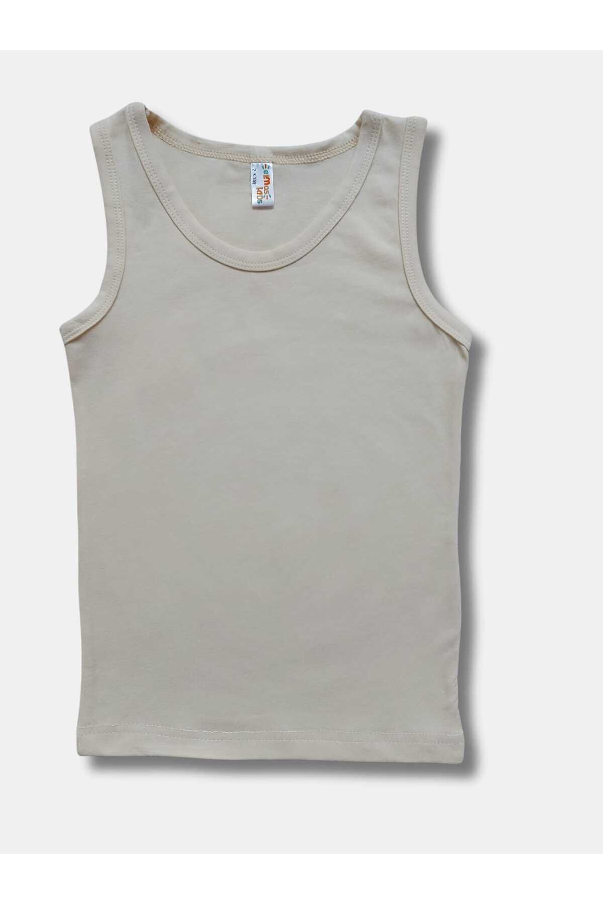 elmas kids Pamuk 3lü Erkek Çocuk Atlet İç Çamaşır Seti fotoğrafı 3 (önizleme)