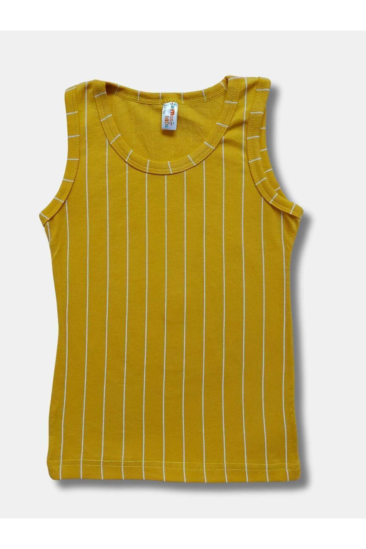 elmas kids Pamuk 3lü Erkek Çocuk Atlet İç Çamaşır Seti fotoğrafı 2 (önizleme)