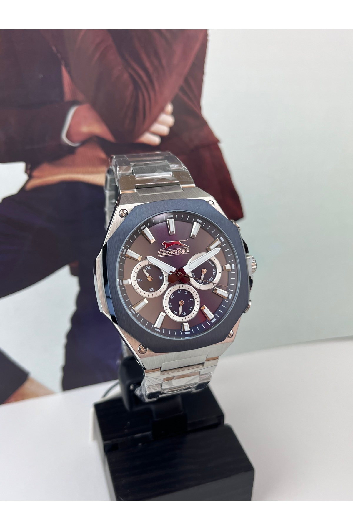 ساعت اسلازنگر مردانه  آبی سرمه ای         | Slazenger SL.09.2322.2.02.OS - تصویر 3
