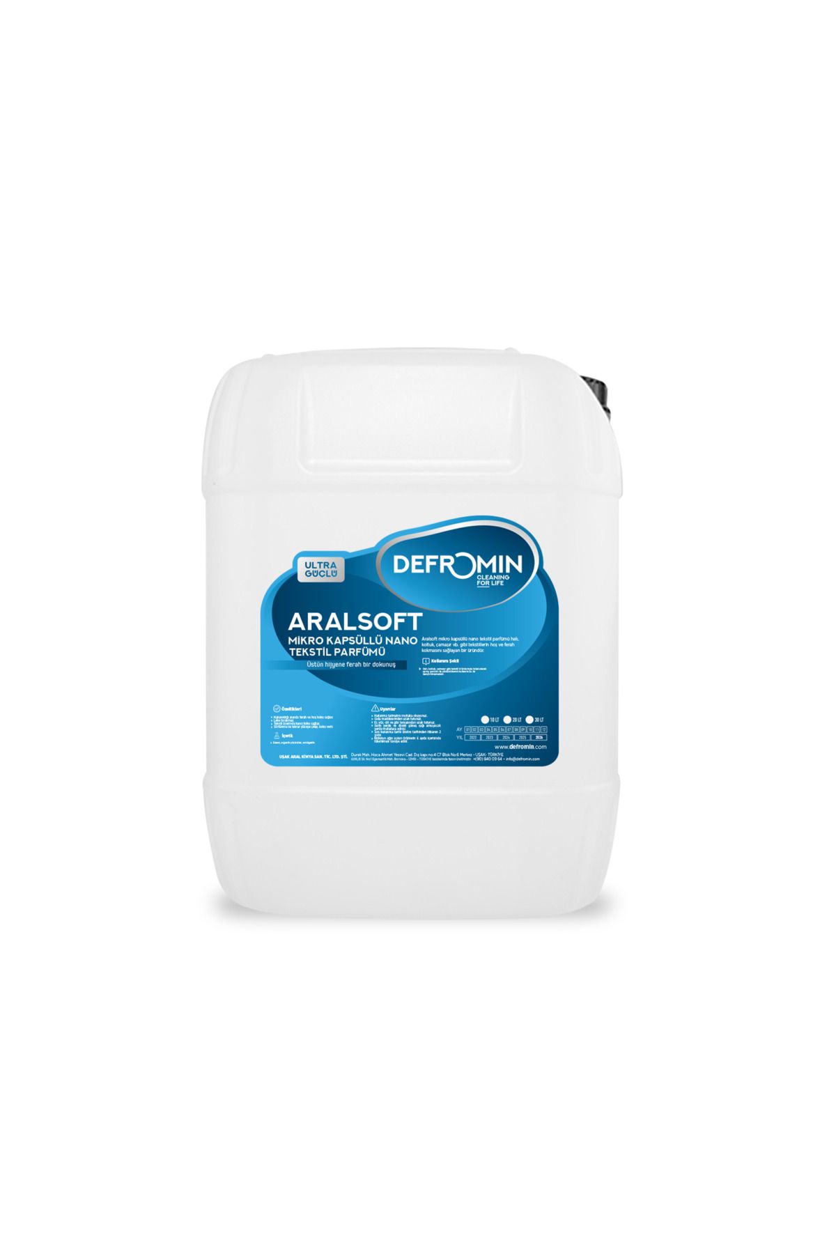 Defromin Aralsoft Mikrokapsüllü Nano Tekstil Parfümü 30L