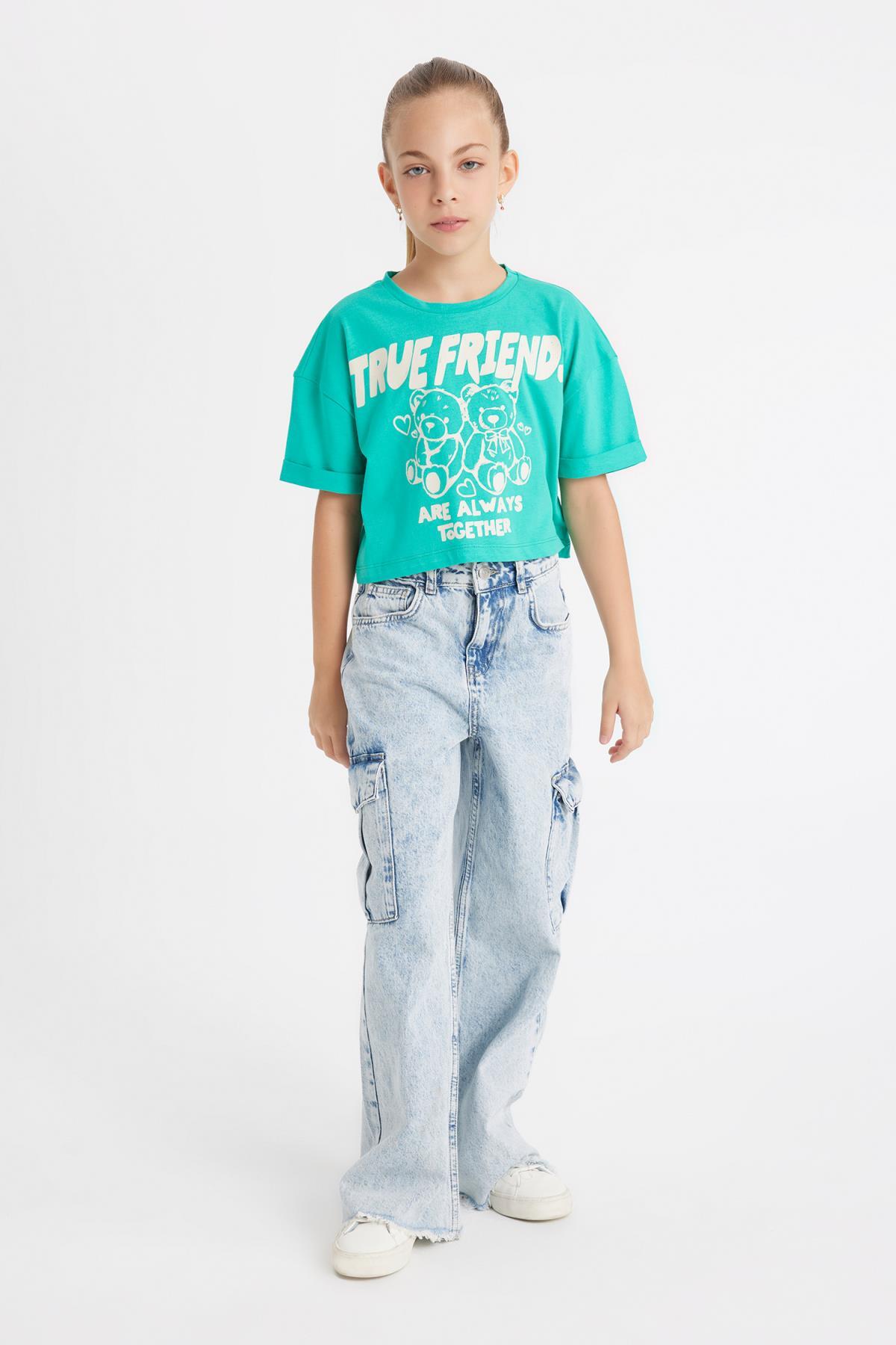 تی شرت دخترانه دفاکتو | D1962A824HS Defacto - Image 2