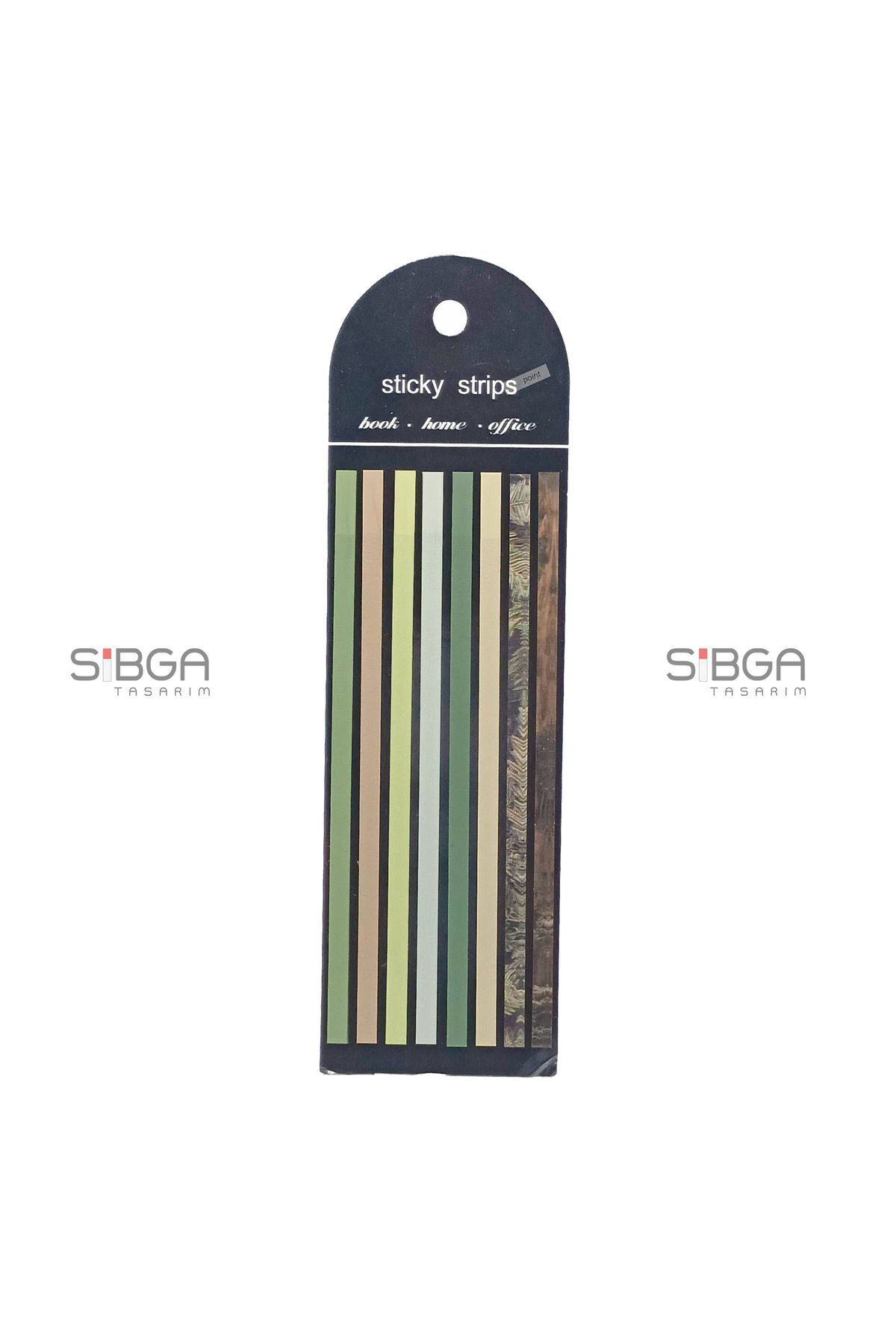 sibga tasarım İnce Uzun Şerit Şeffaf Renkli Postit Post-it Post It. Kitap Ayracı Ayraç Postit Sticker 160 Yaprak