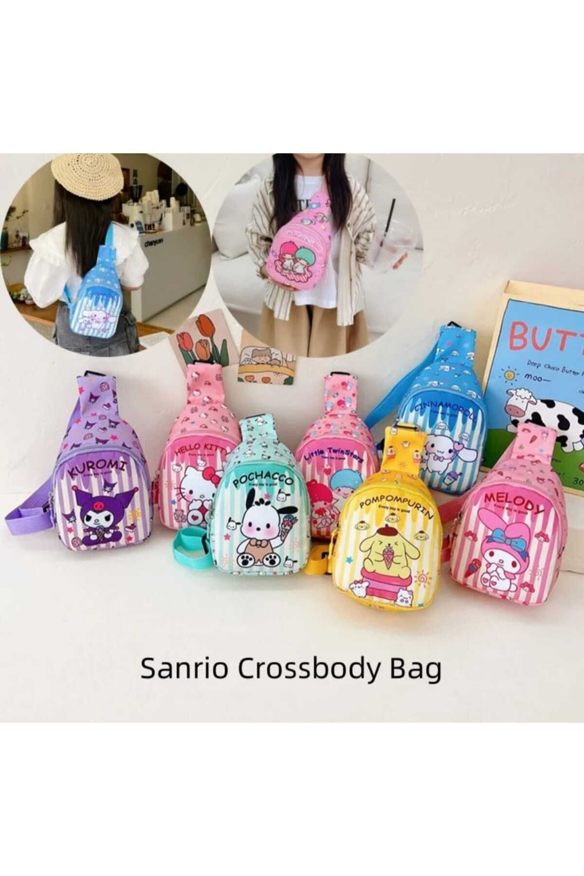 SANRIO-Pompompurin Patterned Mini Crossbody Bag 3