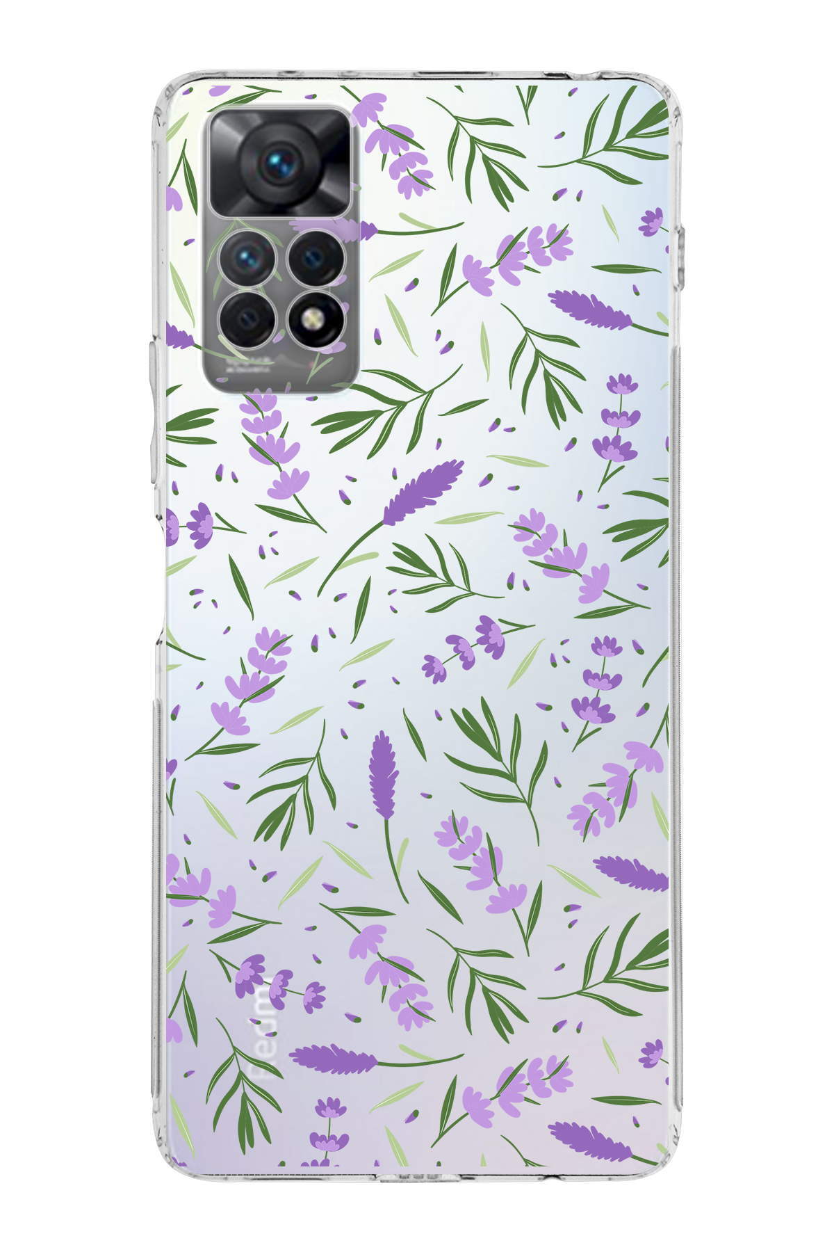 Xiaomi Redmi Note 12 Pro 4G ile Uyumlu 1mm Slim Fit Water Color 3 Baskılı Şeffaf  Kılıf