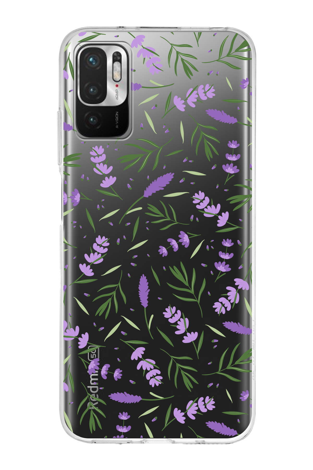 Xiaomi Redmi 10 5G ile Uyumlu 1mm Slim Fit Water Color 3 Baskılı Şeffaf  Kılıf