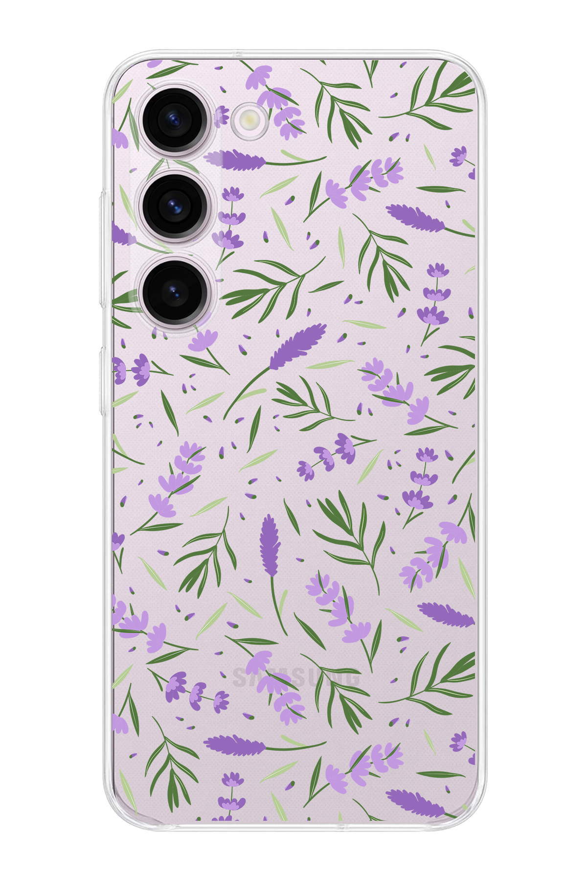 Samsung Galaxy S24 Plus ile Uyumlu 1mm Slim Fit Water Color 3 Baskılı Şeffaf  Kılıf