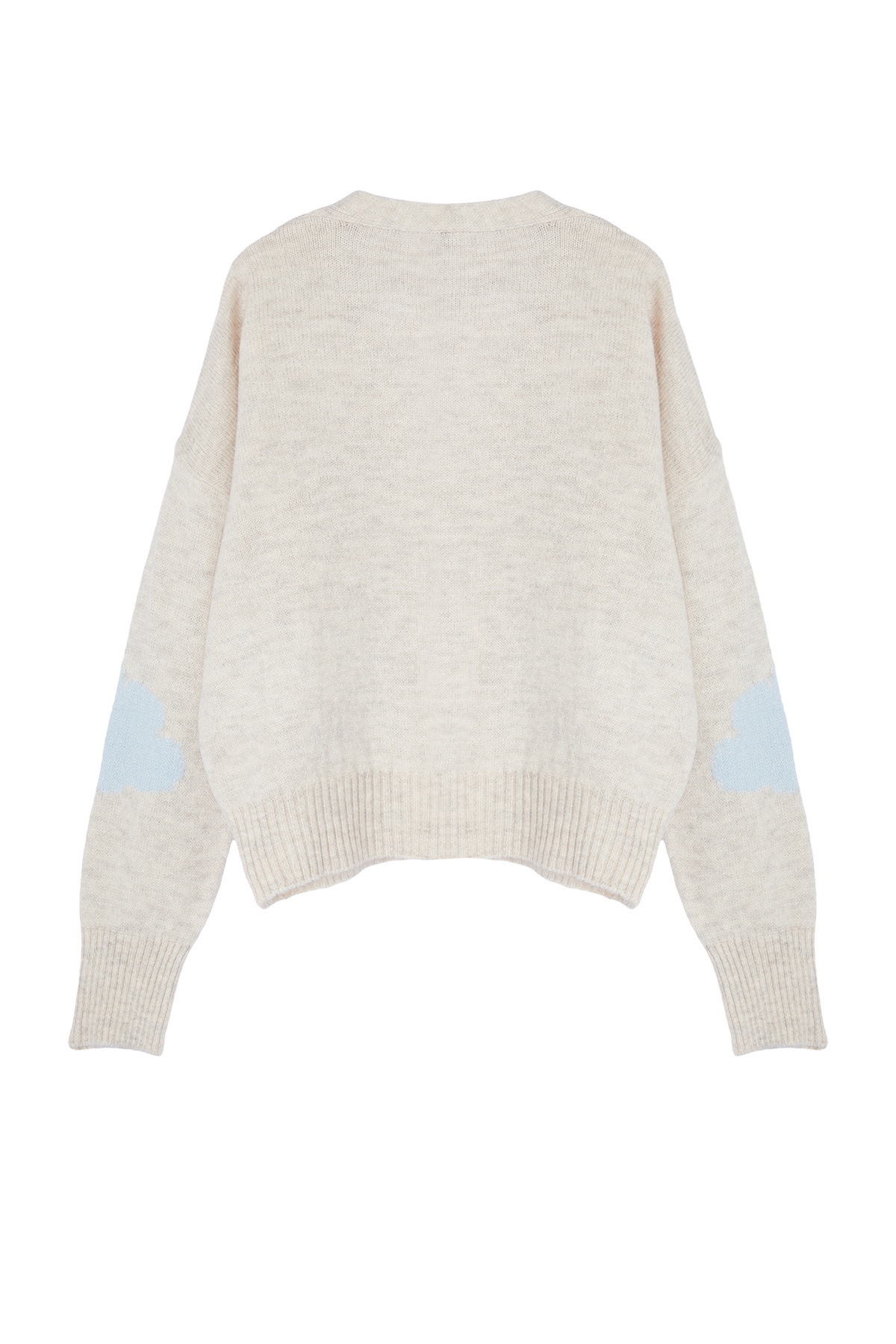 Trendyolmilla  Taş Yumuşak Dokulu Bulut Desenli Triko Hırka TWOAW21HI0490 - Görsel 7