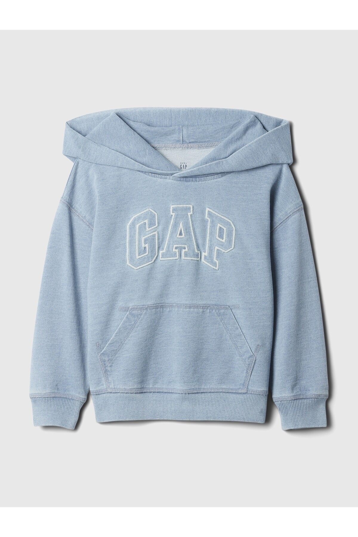 GAP Голубой свитшот с рисунком медведя Браннан для маленьких мальчиков Gap Logo 811921