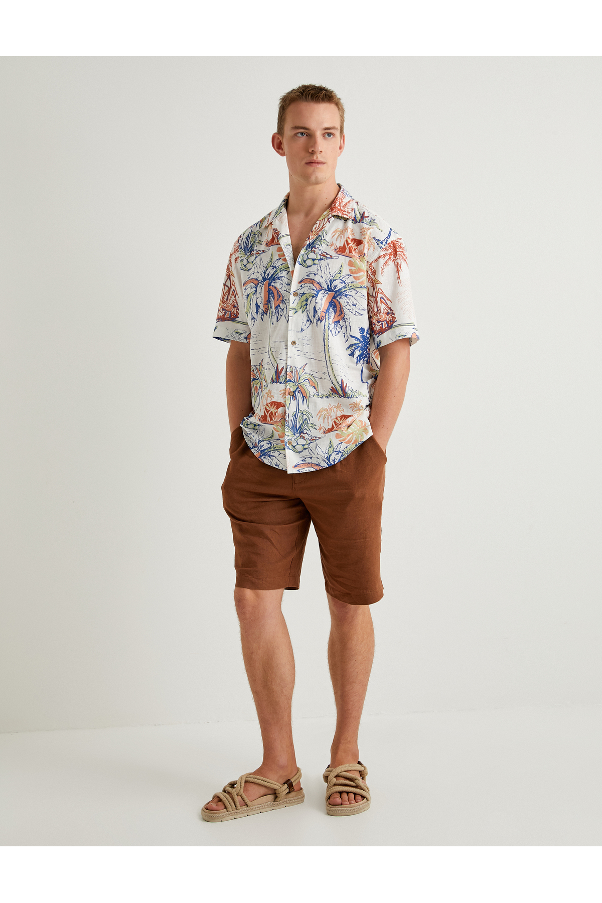 پیراهن مردانه کوتون | 4SAM60257HW Koton - Image 2