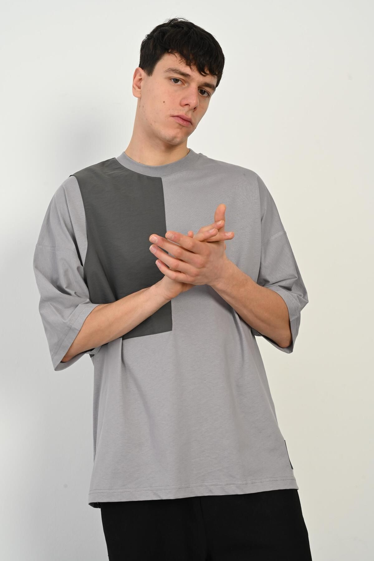 Rocqerx-R-5765 Parachute Garni Detailed Oversize Supreme T-Shirt 2