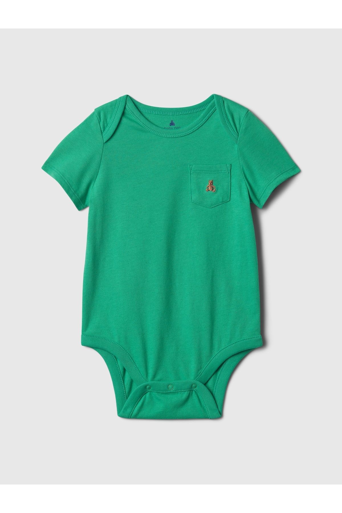 Боди Mix & Match с вышивкой GAP Baby Boy Green Brannan Bear 874014