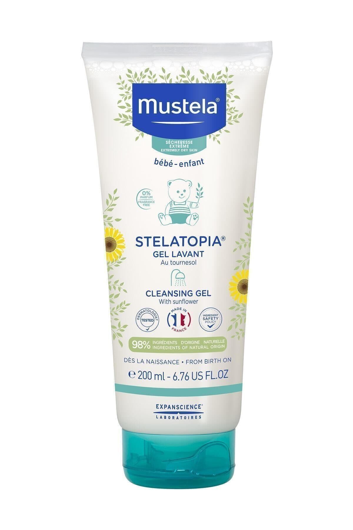 Mustela Stelatopia Шампунь для очень сухой кожи 200 мл 252