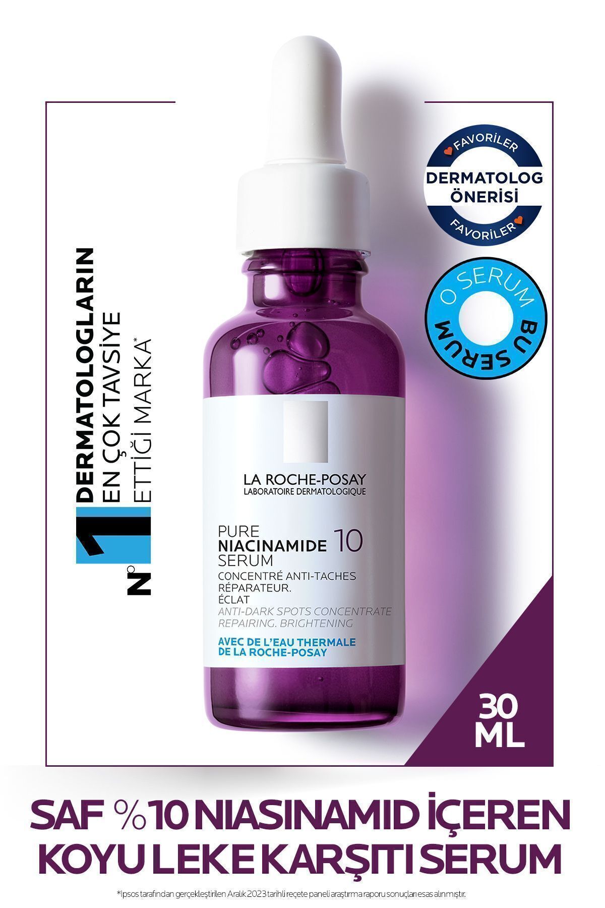 La Roche Posay Pure Niacinamine 10 Сыворотка против пятен, 30 мл 3337875791885