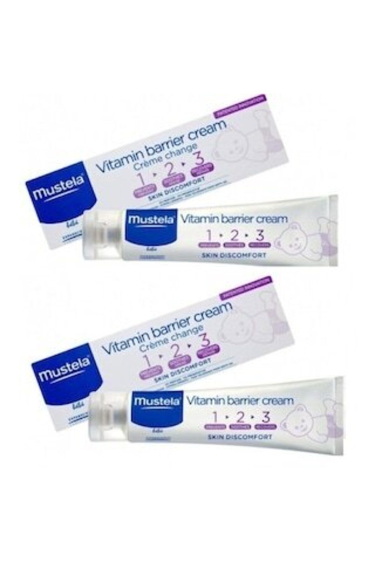 Mustela Витаминный барьер 1.2.3 Крем от опрелостей 50мл 2 шт. mustela.vitamin.50