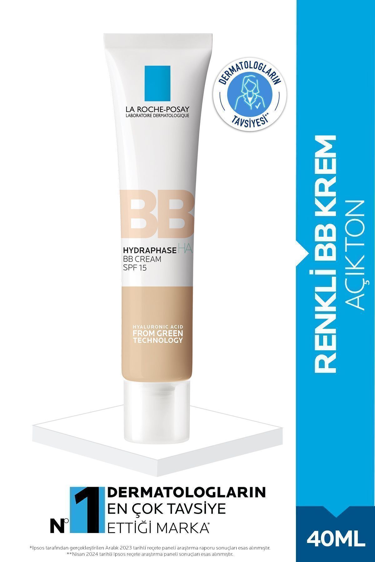 La Roche Posay Hydraphase Bb Cream Light Spf15 40 мл 3337875794091