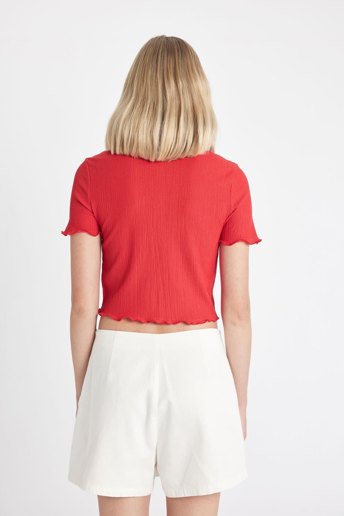 شومیز زنانه دفاکتو | A9135AX24SM Defacto - Image 7