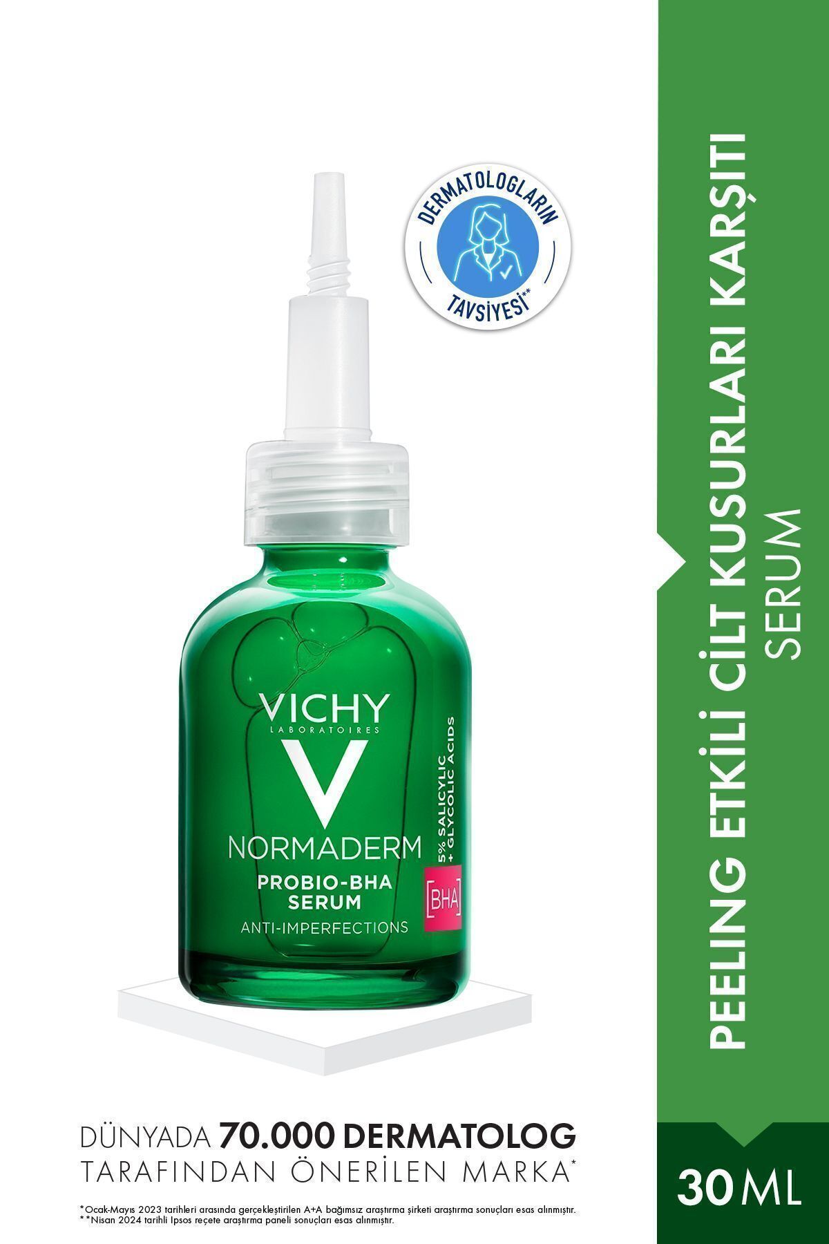 Сыворотка Vichy Normaderm с эффектом пилинга BHA для жирной и склонной к акне кожи 30 мл 3337875791984