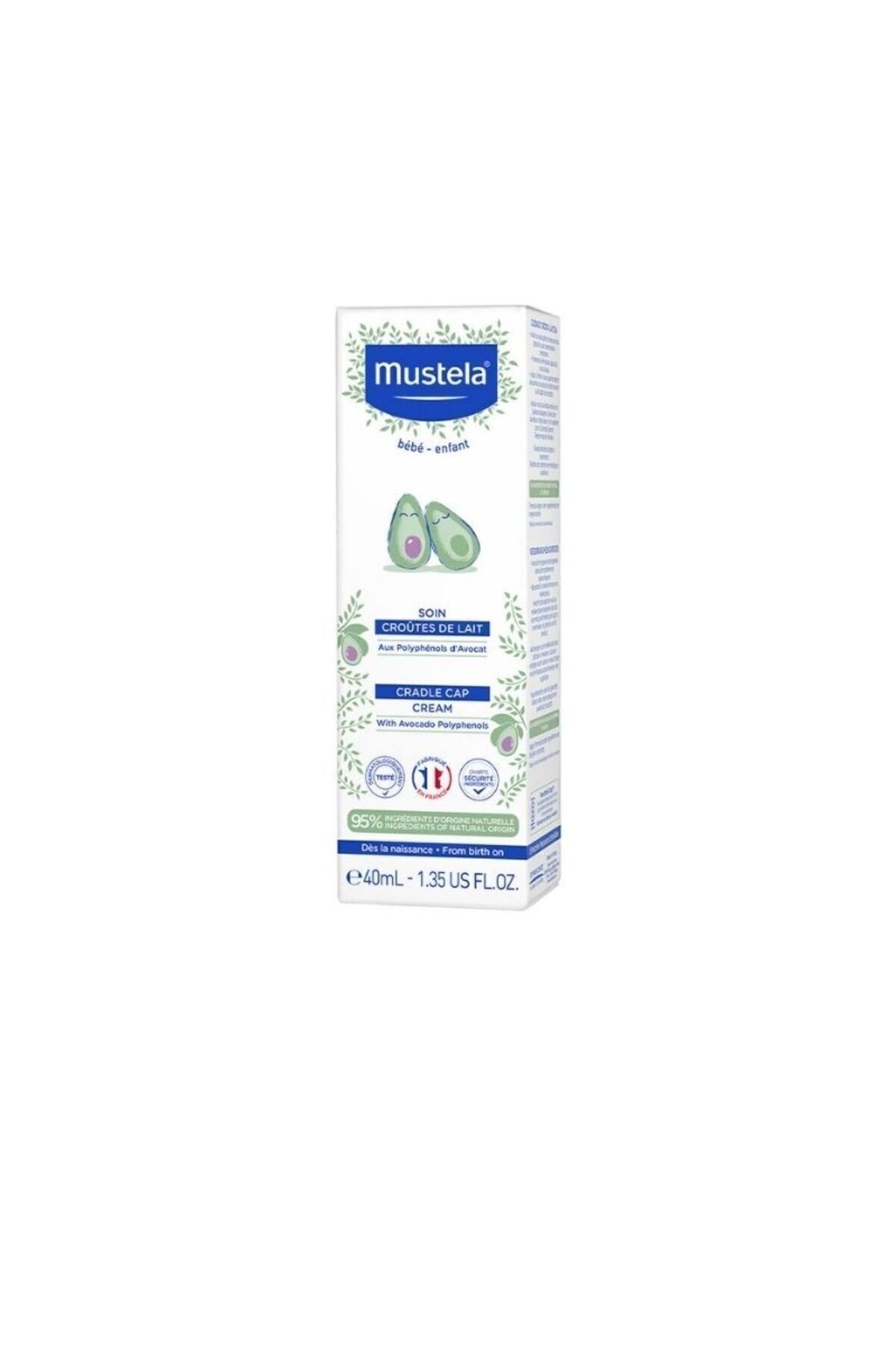 Mustela Cradle Cap Cream 40 мл - Крем-уход против шелушения волос KM00767