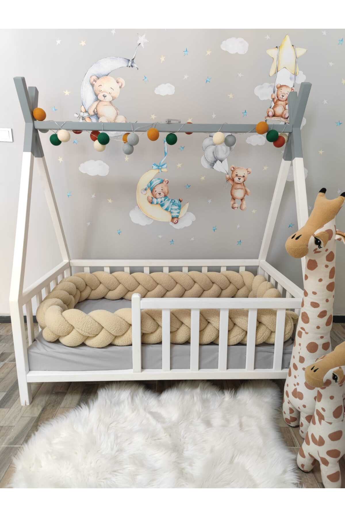 200 CM 3 LÜ ÖRGÜ KORUMA MODELİ YENİ NESİL PELUŞ KUMAŞ 3