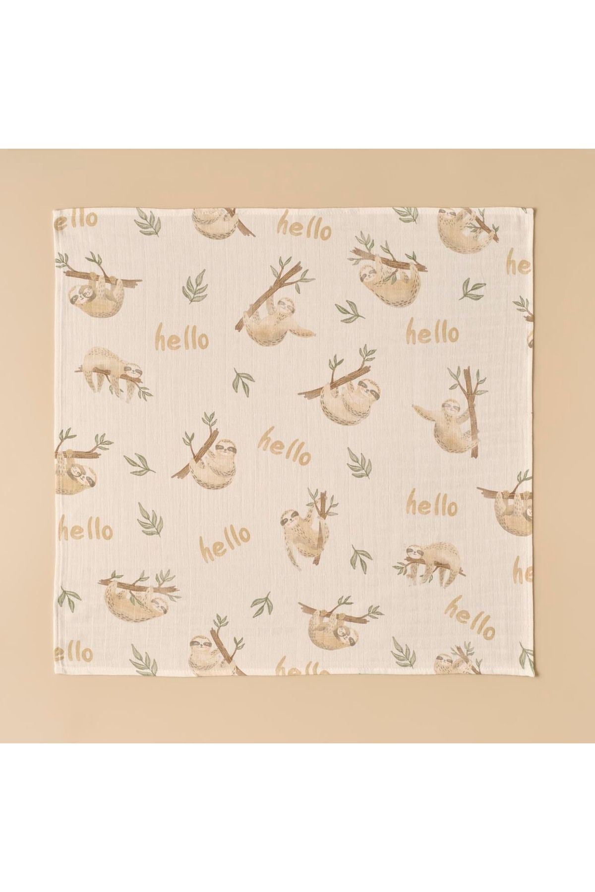 Bella Maison Набор из 2 чехлов из муслина Sloth из 100 % хлопка бежевого цвета (65x65 см) 1002MSLN0017