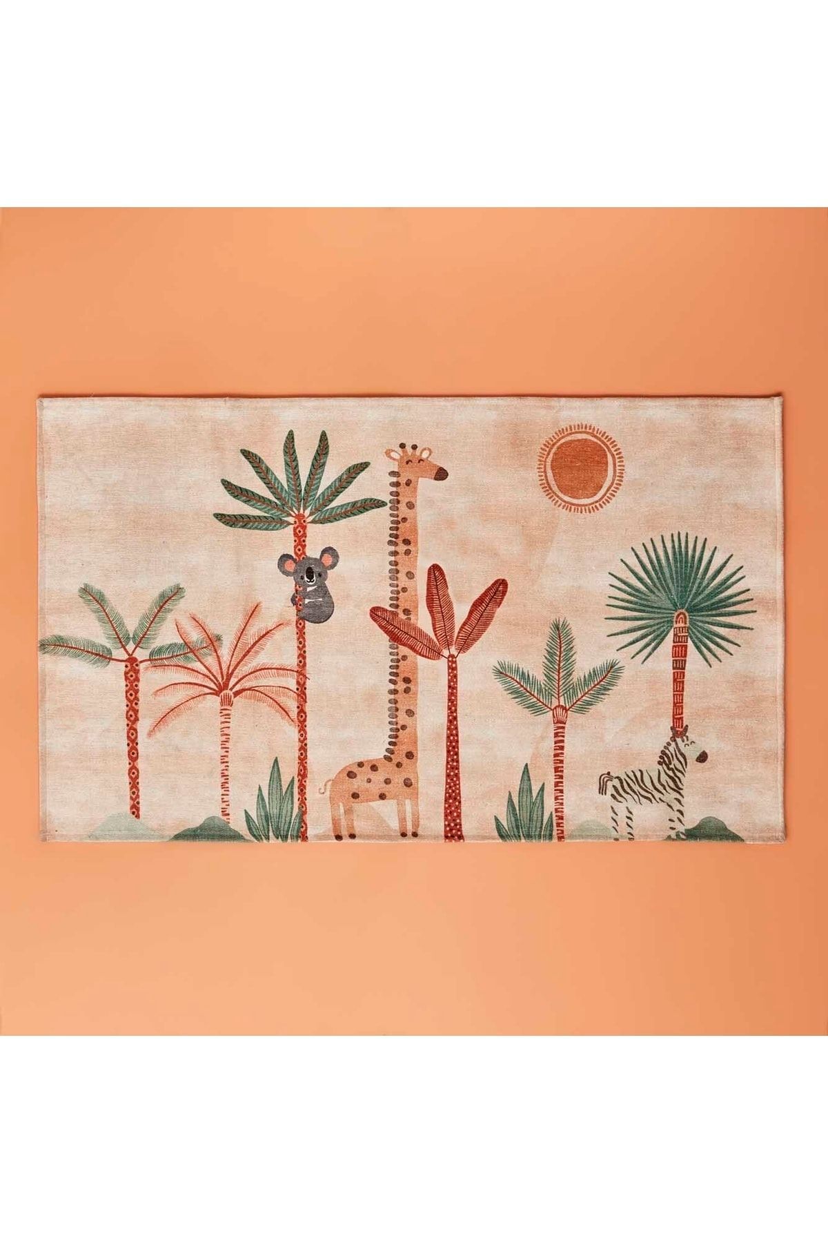 Bella Maison Safari с принтом Kids Kilim Salmon (80X150 CM) 23179