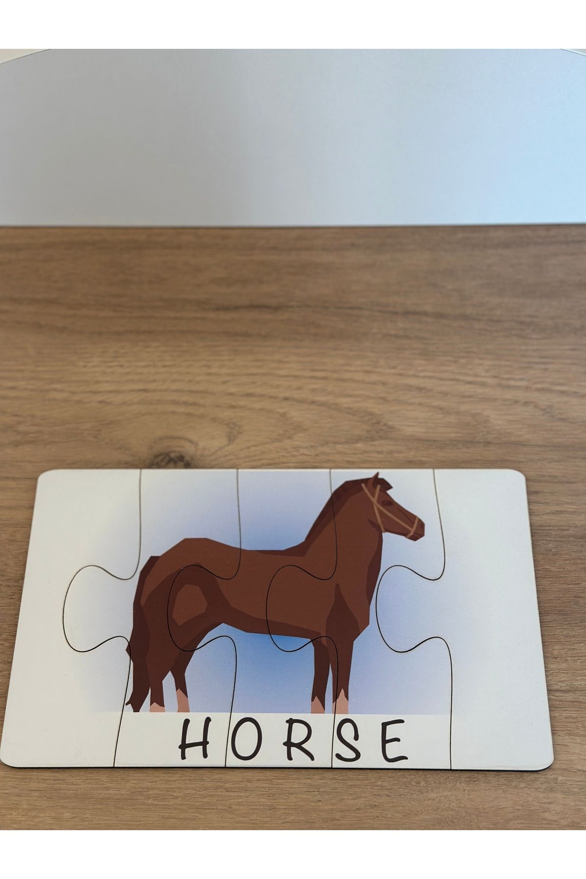 Genel Markalar İngilizce Hayvanlar Öğrenme Eşleme Puzzle Kartı, Puzzle Eğitici Oyuncak, Montessori Eğitim Oyuncak fotoğrafı 3 (önizleme)