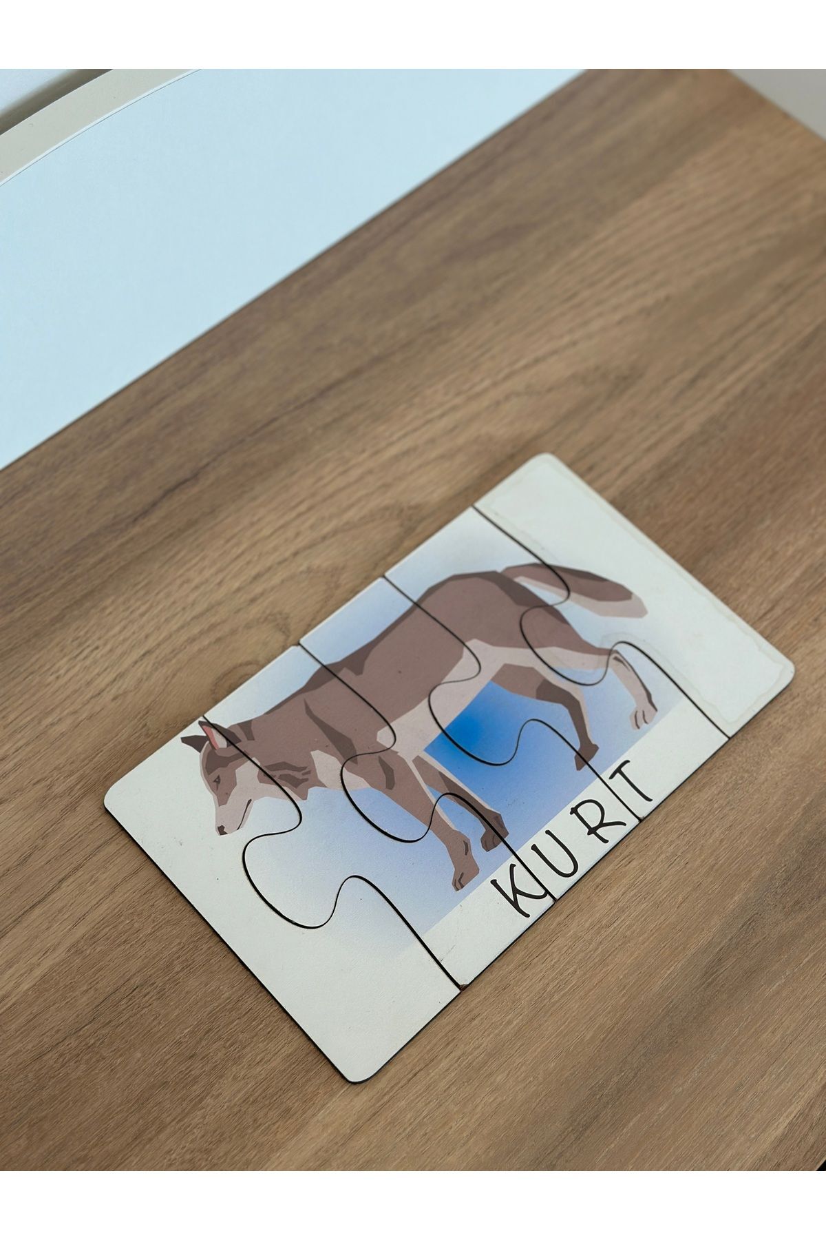 Bellacasa Hayvanlar Öğrenme Eşleme Puzzle Kartı, Puzzle Eğitici Oyuncak, Montessori Eğitim Oyuncak, Motor Zeka fotoğrafı 2 (önizleme)