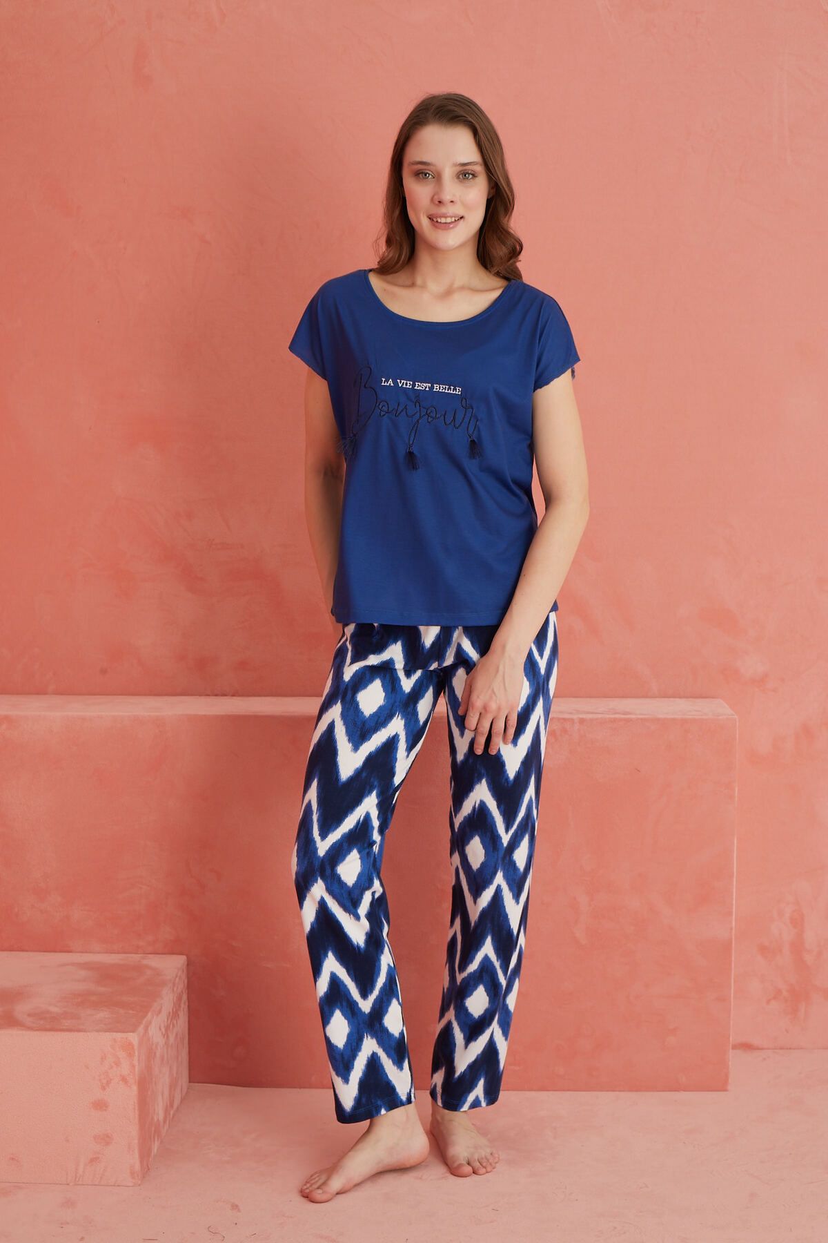 ELİTOL-Cotton and Lycra Pajama Set 2